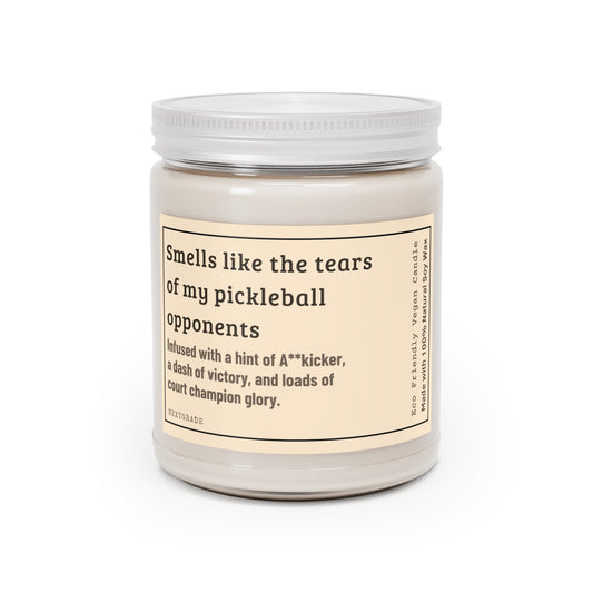 Scented Soy Candles, Pickleball-Themed Candles, Unique Gift for Athletes, Sports Candles, Home Fragrance, Funny Gift Idea