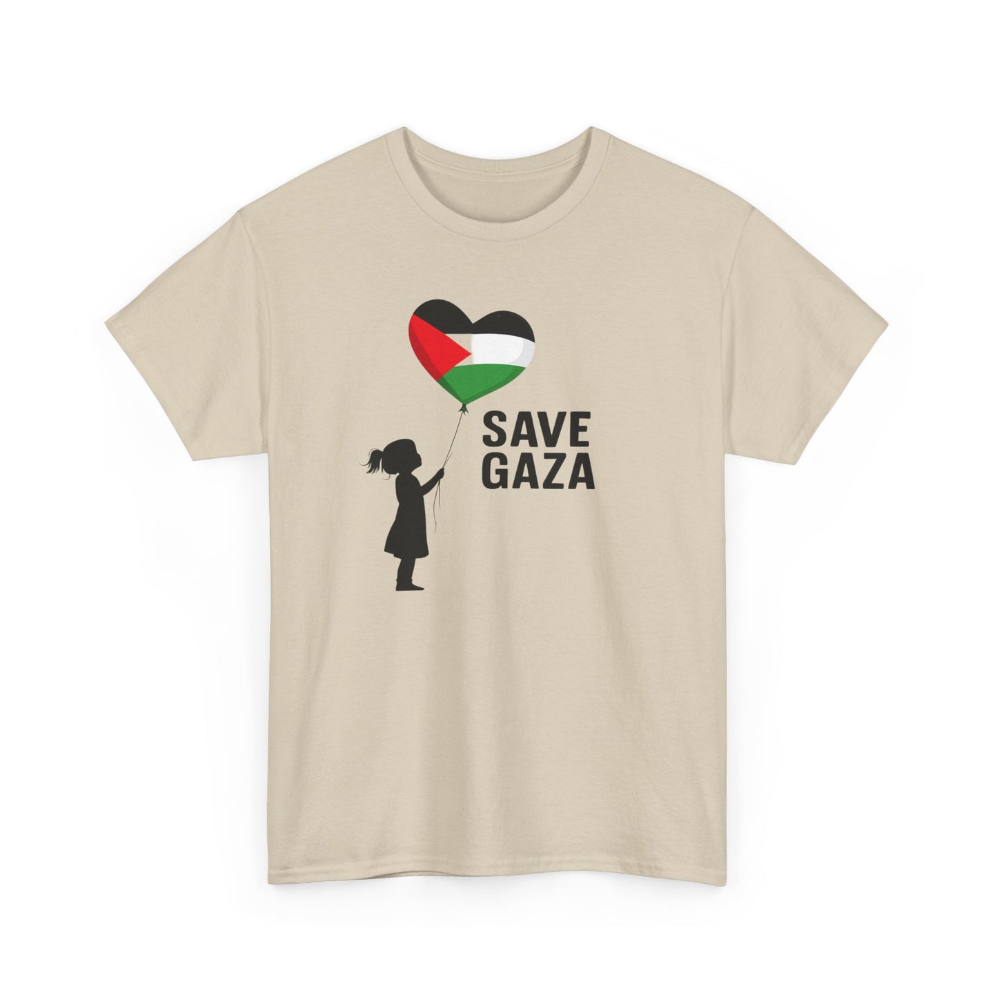 Save Gaza Unisex Heavy Cotton Tee, Activism Apparel, Statement Tshirt, Gift for Supporters, Casual Wear, Social Justice Fashion