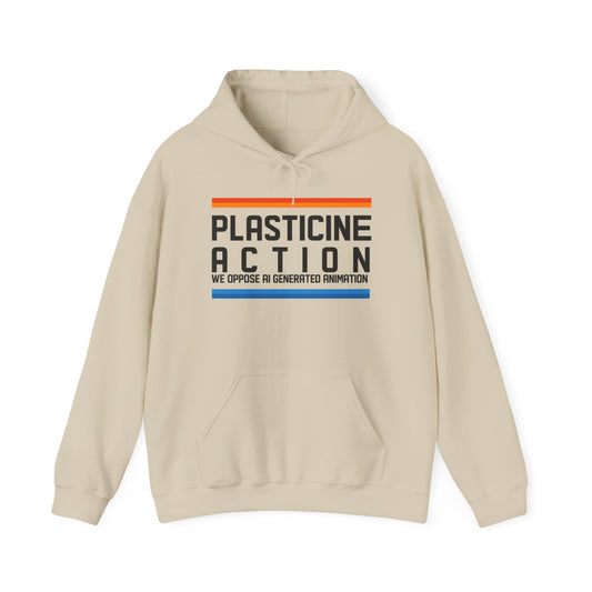 Plasticine Action Unisex Hoodie - Cozy Sweatshirt for Animators, Save Gaza, Free Palestine, Casual Wear