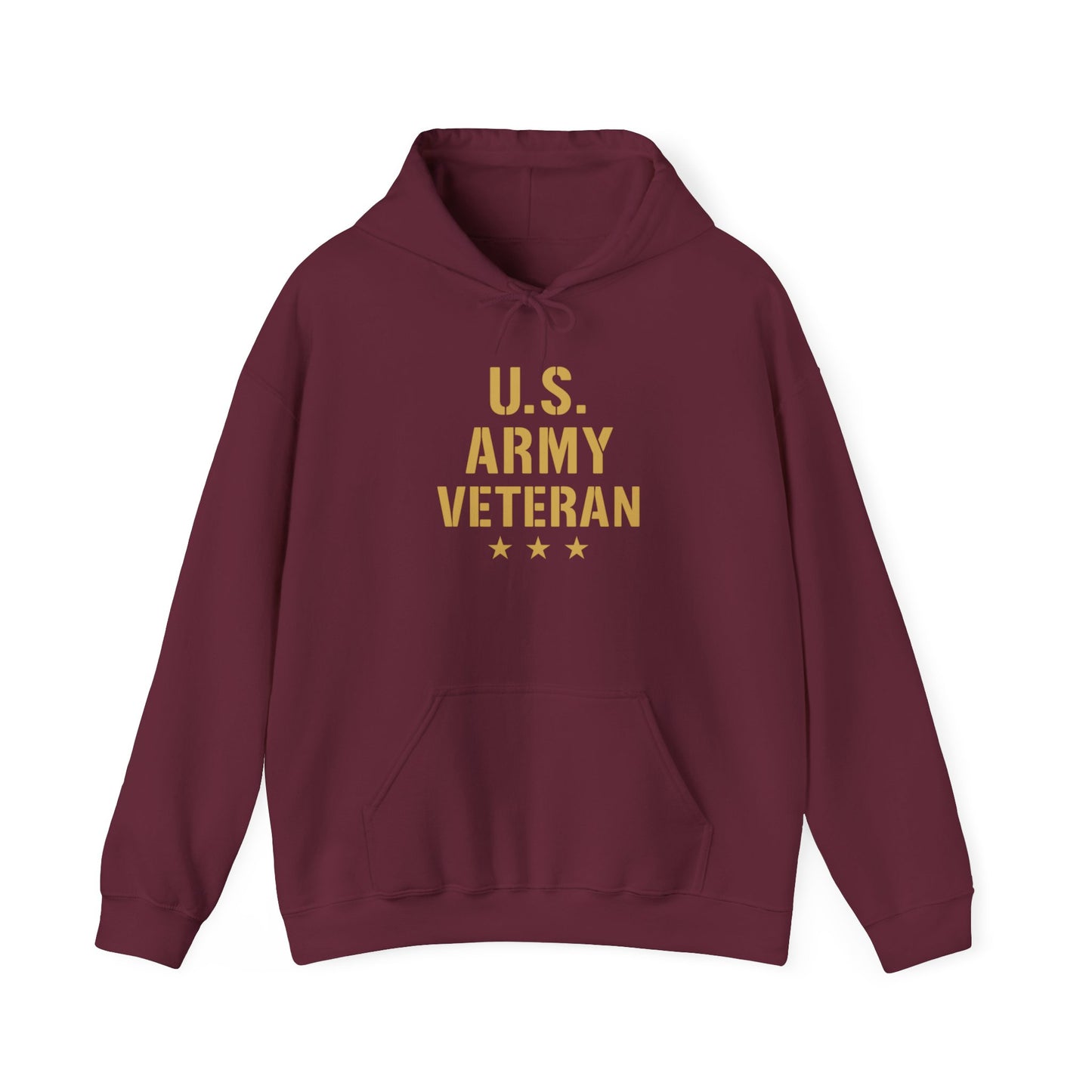 U.S. Army Veteran Hooded Sweatshirt, Military Appreciation Gift, Unisex Sweatshirt, Veterans Day Gift, Comfortable Hoodie, Casual Wear