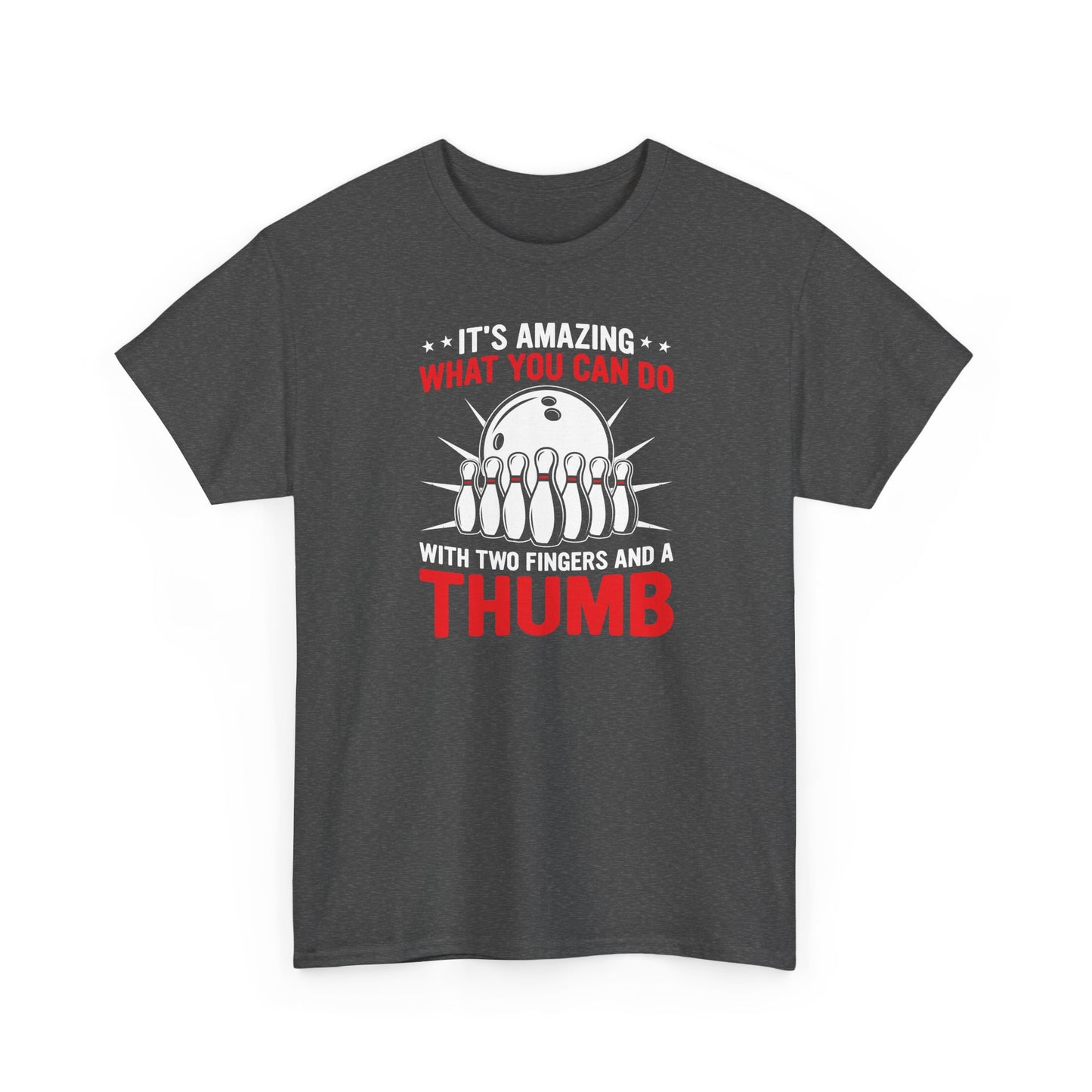 Bowling Humor Tee - Funny Graphic Unisex Heavy Cotton Shirt for Bowlers, Gift for Bowling Enthusiasts, Bowling Birthday, Sport Tee