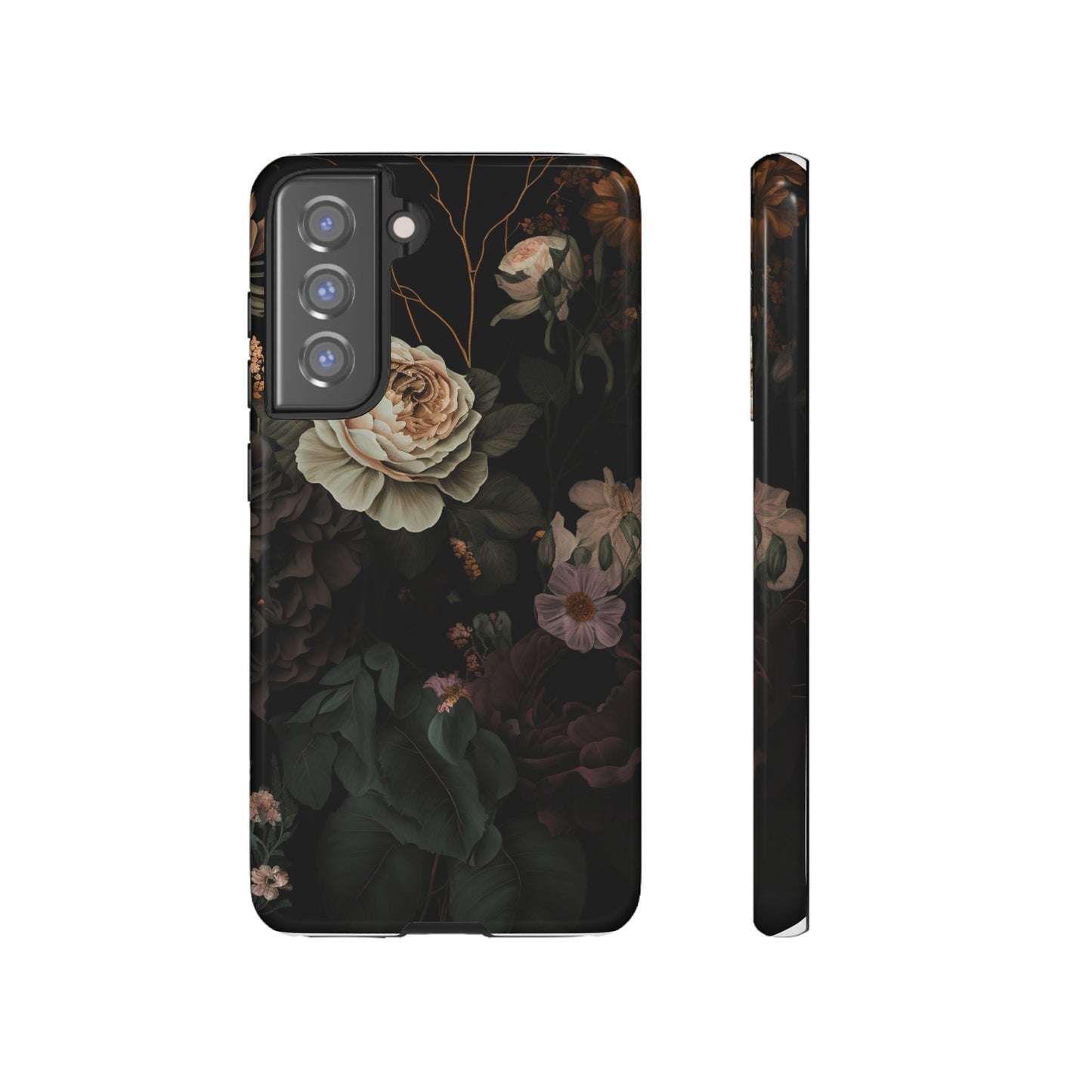 Floral Phone Case For iPhone And Samsung, Tough Cases, Flower Design, Stylish Protection, Gift for Her, Nature Lovers Accessory, Floral Gift