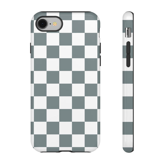 Stylish Checkerboard Phone Case, Durable Phone Cover, Unique Gift, iPhone 17 Pro, 17, 17 Air, 16, 15, 14, 13, 12, 11, X, XR, XS MAX