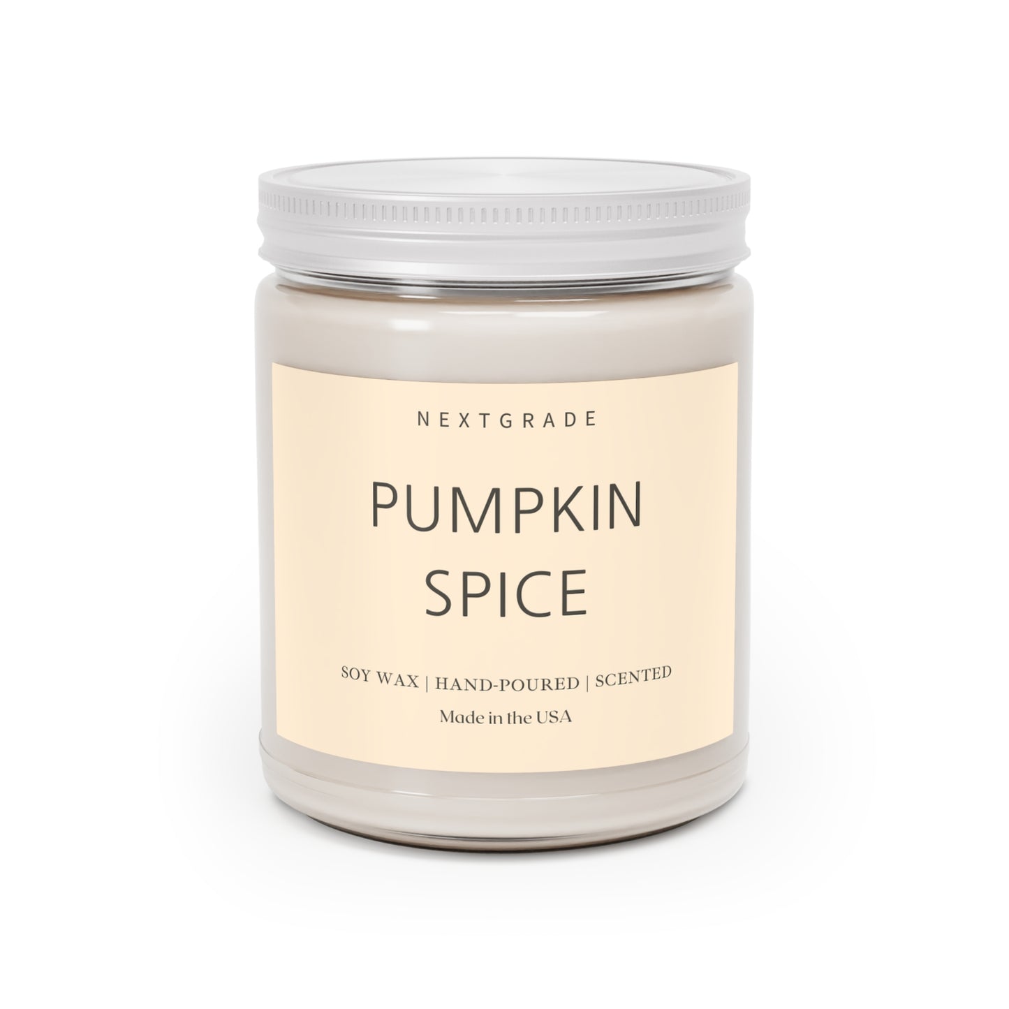 Pumpkin Spice Soy Candle, Halloween Candle, Halloween Gift, Cozy Home Decor, Fall Fragrance, Gift for Her, Hand-Poured Candle