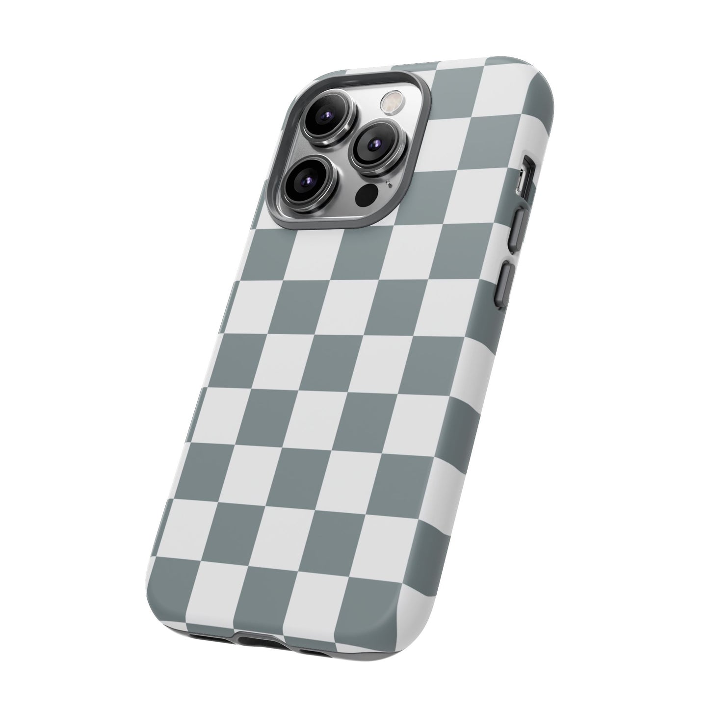 Stylish Checkerboard Phone Case, Durable Phone Cover, Unique Gift, iPhone 17 Pro, 17, 17 Air, 16, 15, 14, 13, 12, 11, X, XR, XS MAX