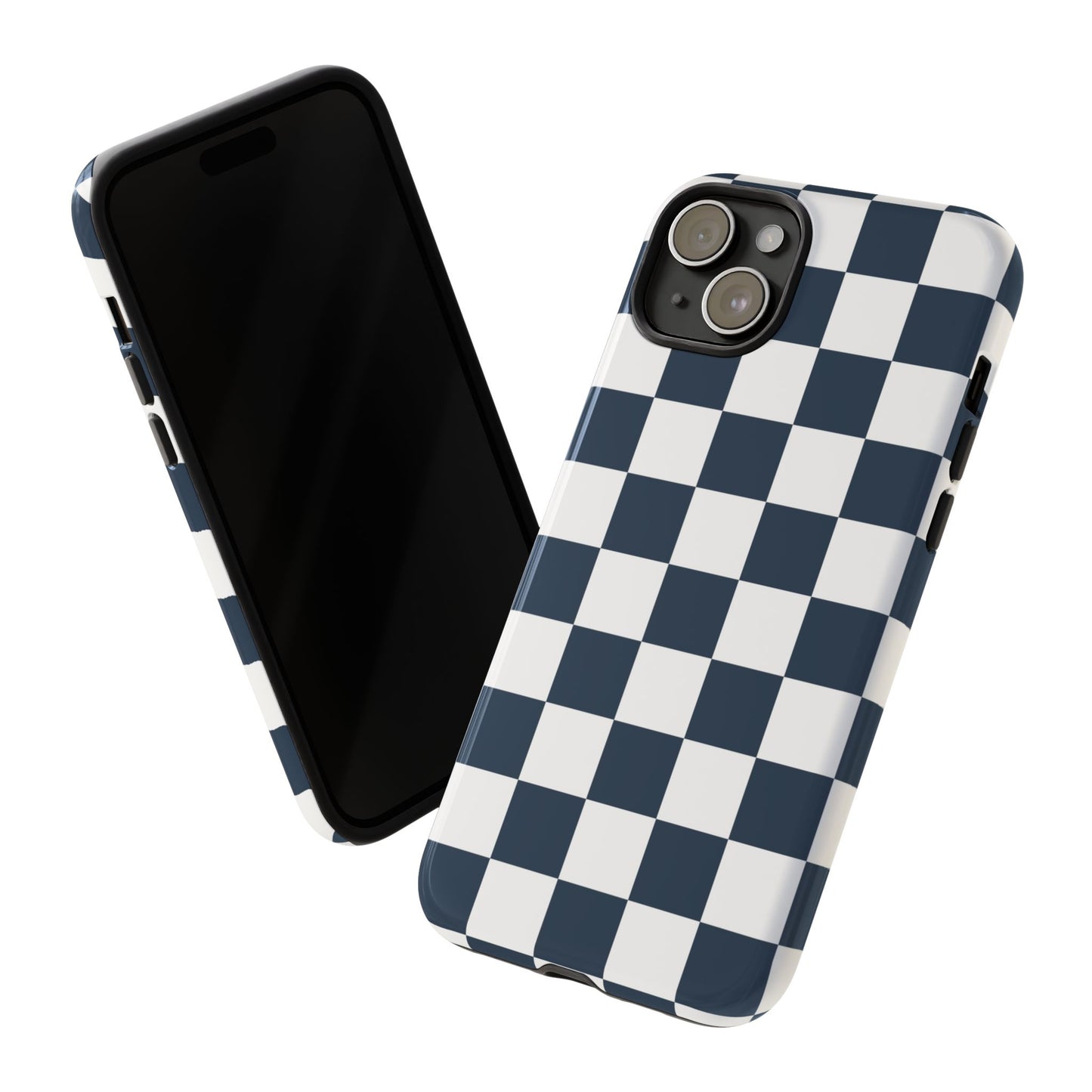 Checkered Pattern iPhone Case, iPhone Cover, Modern iPhone Accessory, Gift for Him, Trendy Mobile Protection