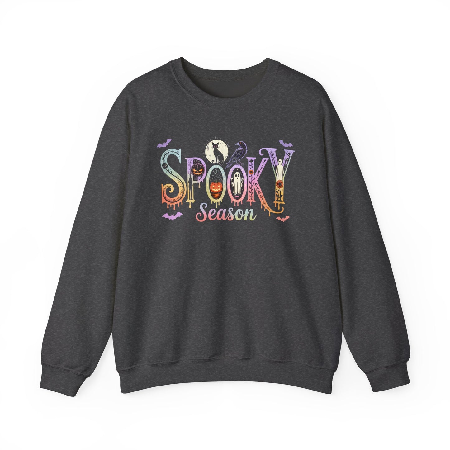 Spooky Season Crewneck Sweatshirt, Halloween Apparel, Cozy Fall Fashion, Unisex Sweatshirt, October Wardrobe Essential