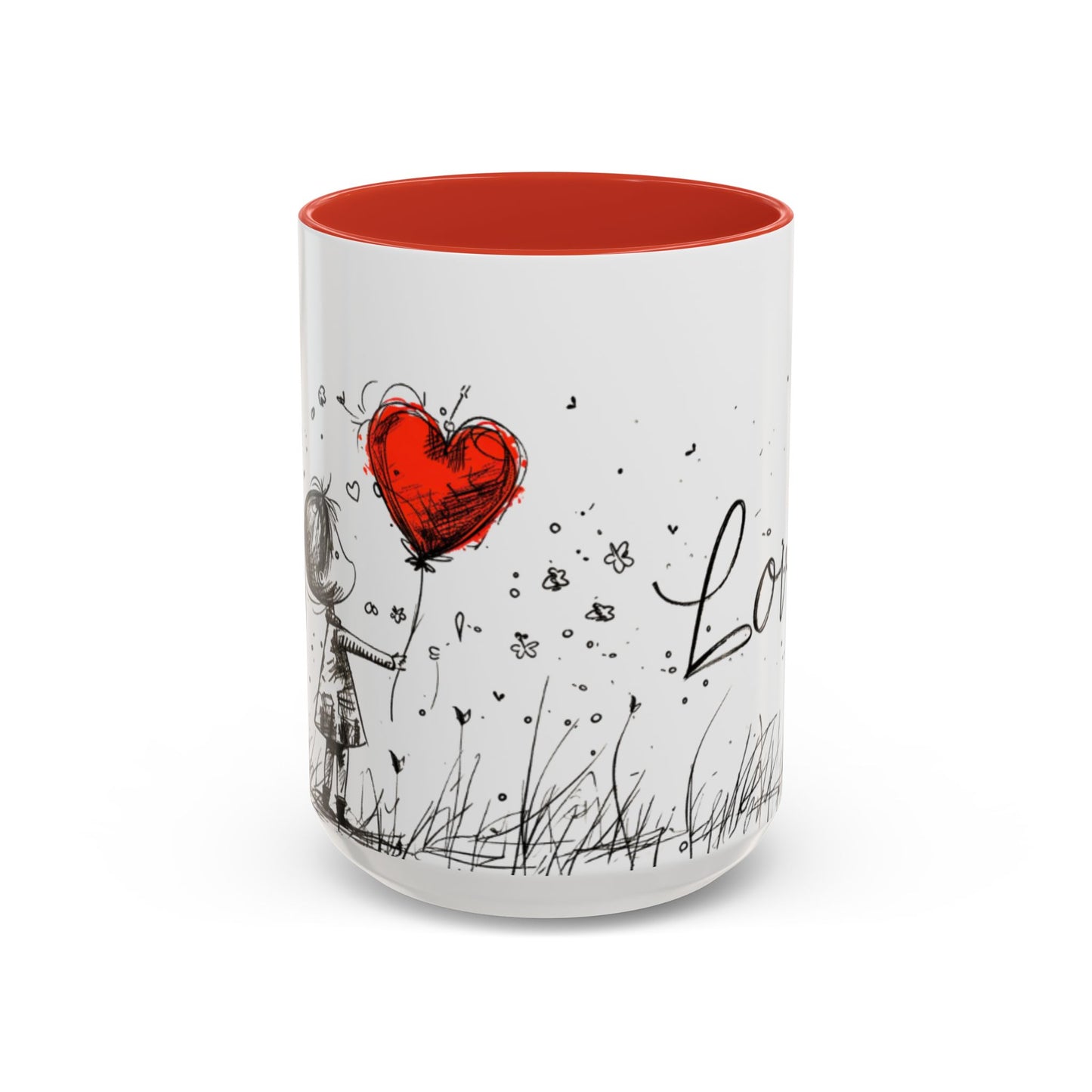 Romantic Coffee Mug, Love Gift for Coffee Lovers, Valentine's Day Mug, Couple Gift, Home Decor, Art Mug, Gift for Wife