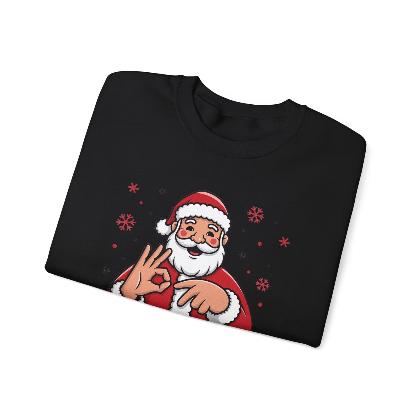 Six Seven Santa Funny Christmas Sweatshirt Cozy Holiday Crewneck for Men & Women | Santa Graphic Pullover | Warm Festive Gift for Friends