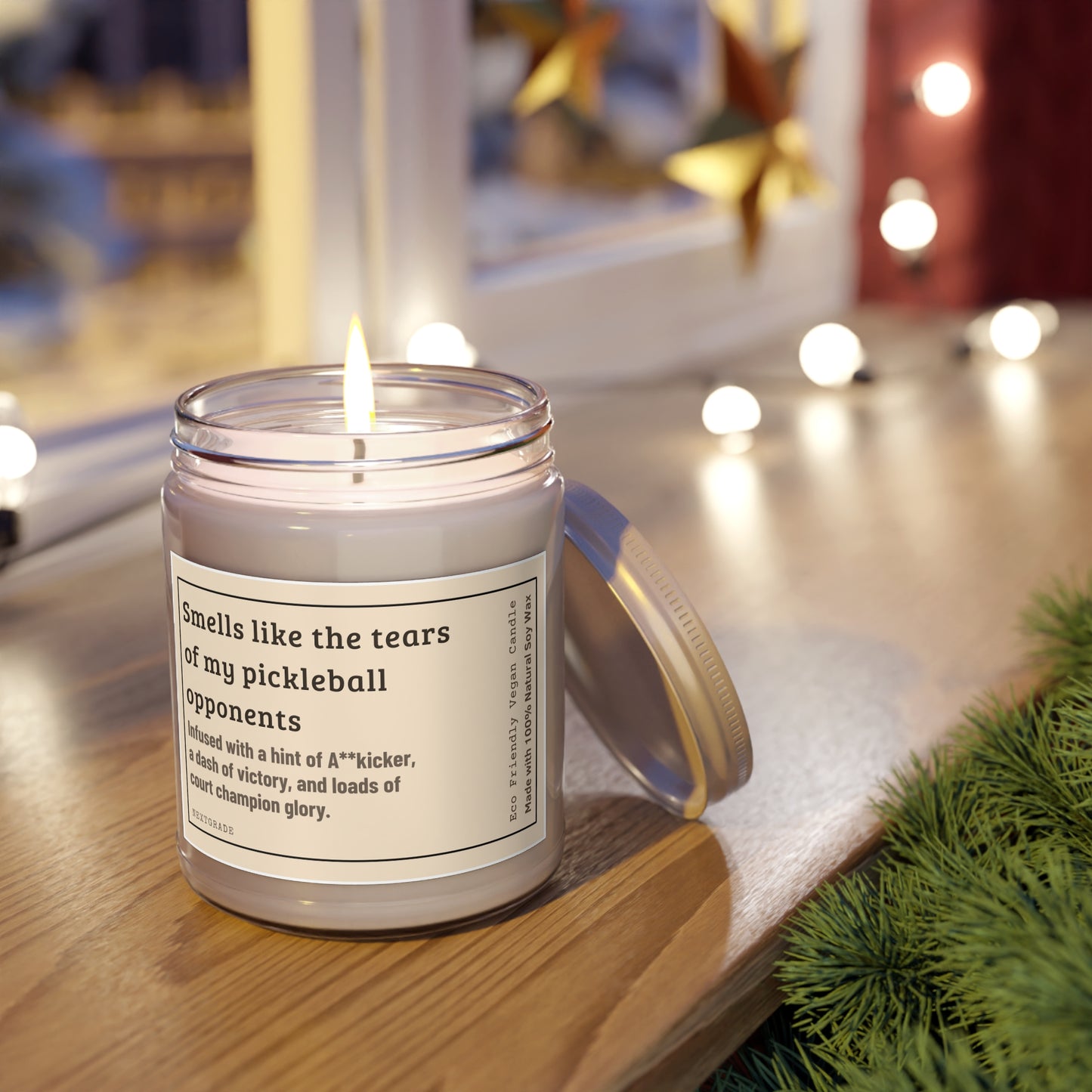 Scented Soy Candles, Pickleball-Themed Candles, Unique Gift for Athletes, Sports Candles, Home Fragrance, Funny Gift Idea