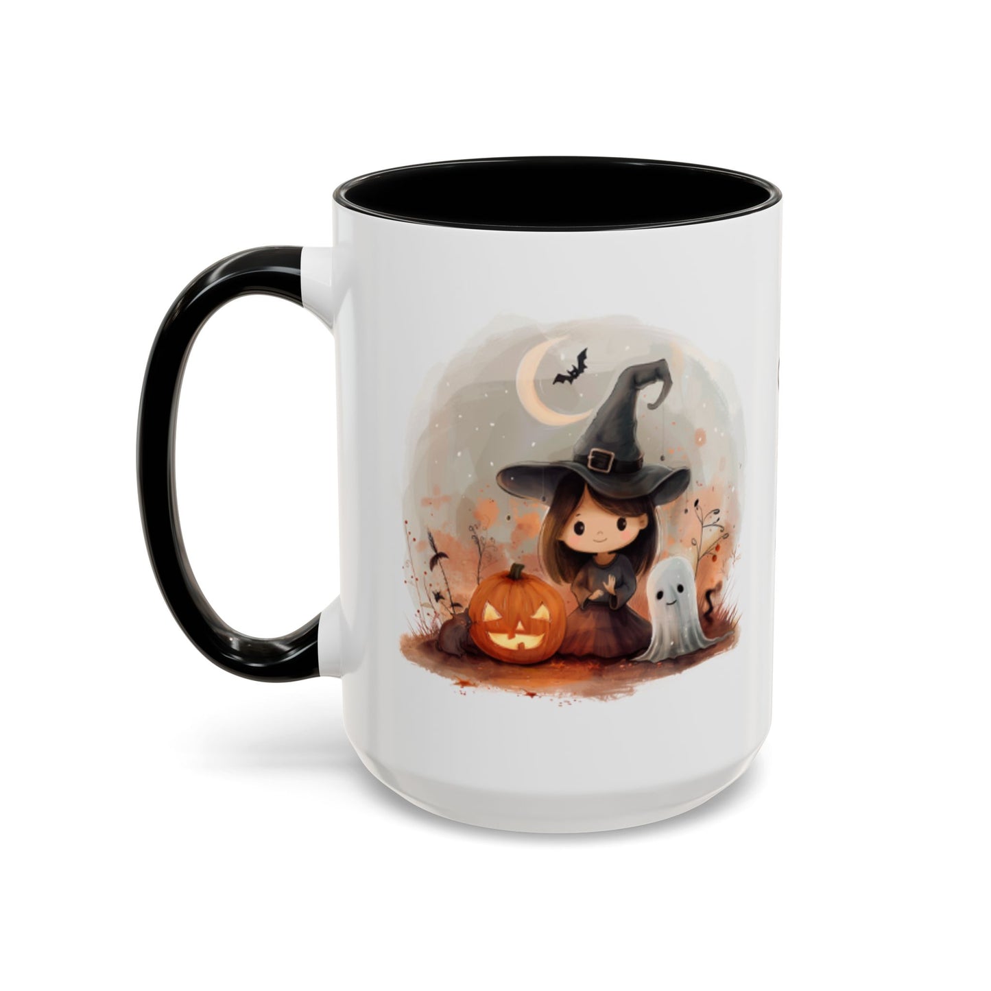 Personalized Witch Coffee Mug, Personalized Halloween Mug, Cute Witch Gift, Fall Decor, Coffee Cup for Kids