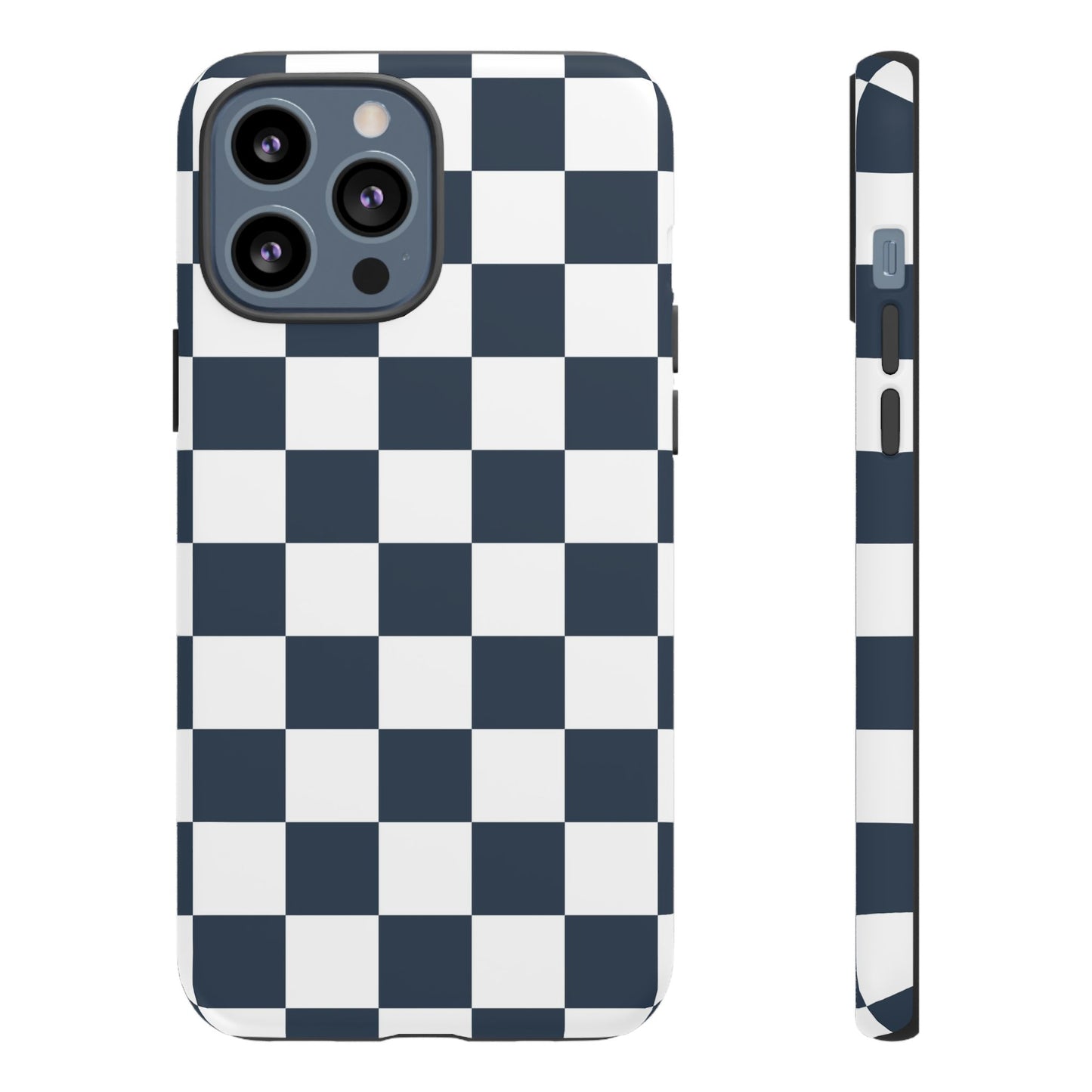 Checkered Pattern iPhone Case, iPhone Cover, Modern iPhone Accessory, Gift for Him, Trendy Mobile Protection