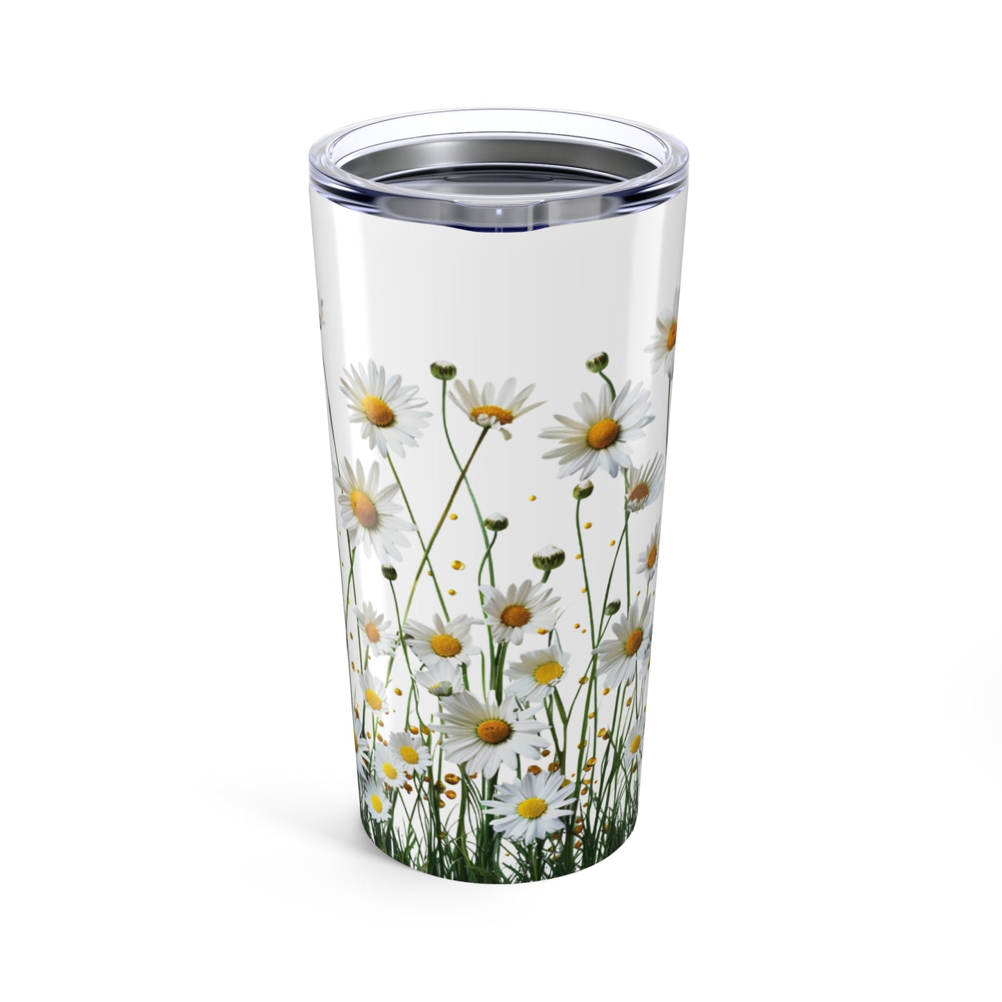 Daisy Field Tumbler, Floral Drinkware, Gift for Garden Lovers, Summer Sips, Eco-Friendly Beverage Container, Gift for Him, Birthday Gift