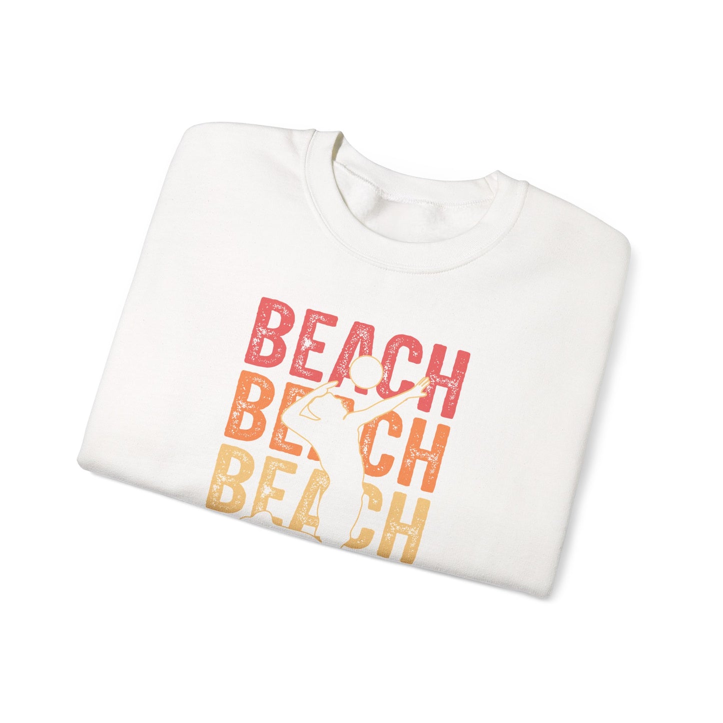 Beach Vibes Unisex Crewneck Sweatshirt - Perfect for Summer Days, Beach Lovers, Vacation, Casual Wear, Gift Idea