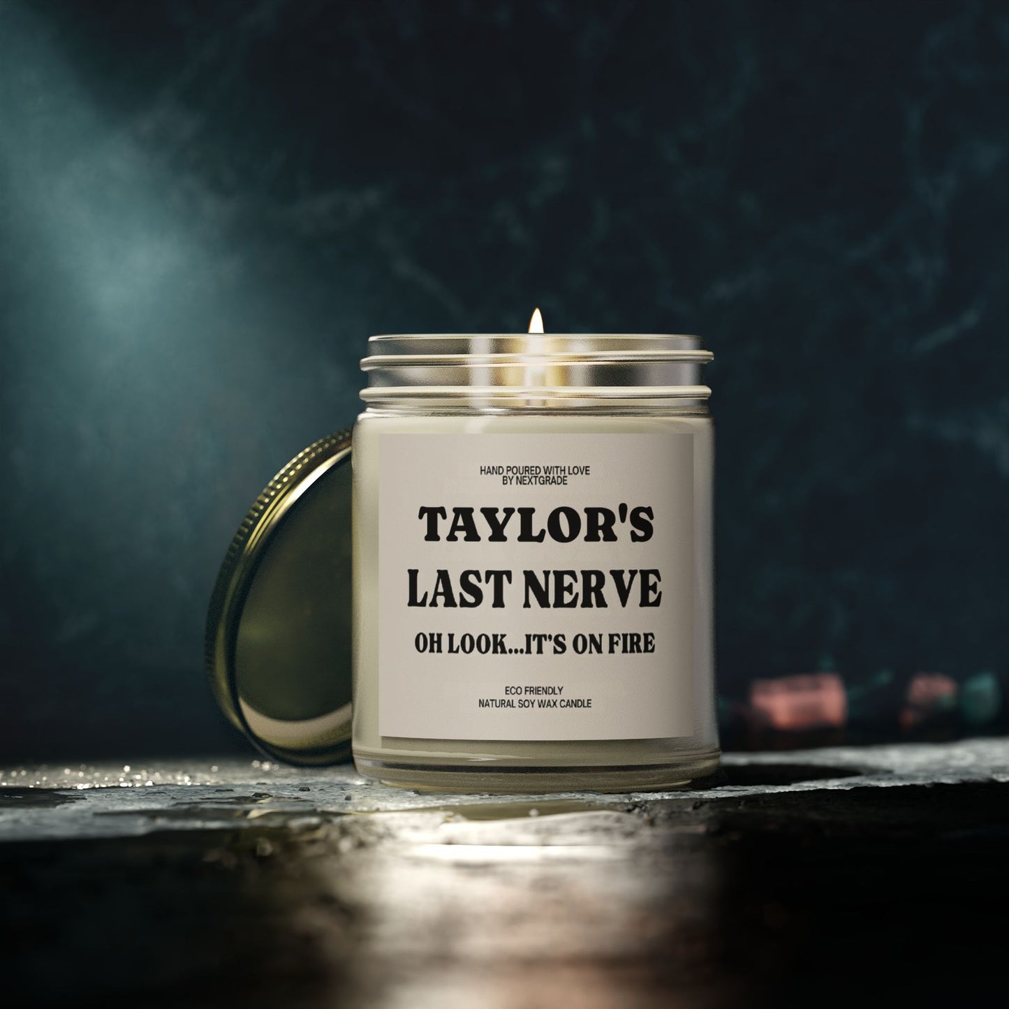 Personalized Scented Candles, Custom Last Nerve Candle, Custom Name Candle, Funny Gift, Personalized Candle Gift, Funny Candle, Birthday