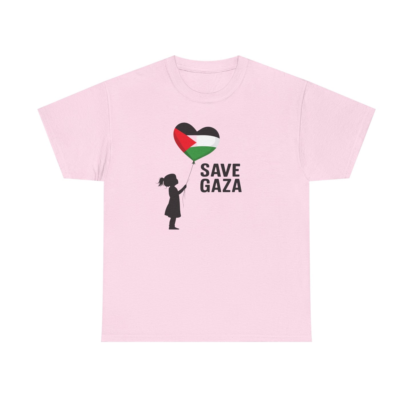 Save Gaza Unisex Heavy Cotton Tee, Activism Apparel, Statement Tshirt, Gift for Supporters, Casual Wear, Social Justice Fashion