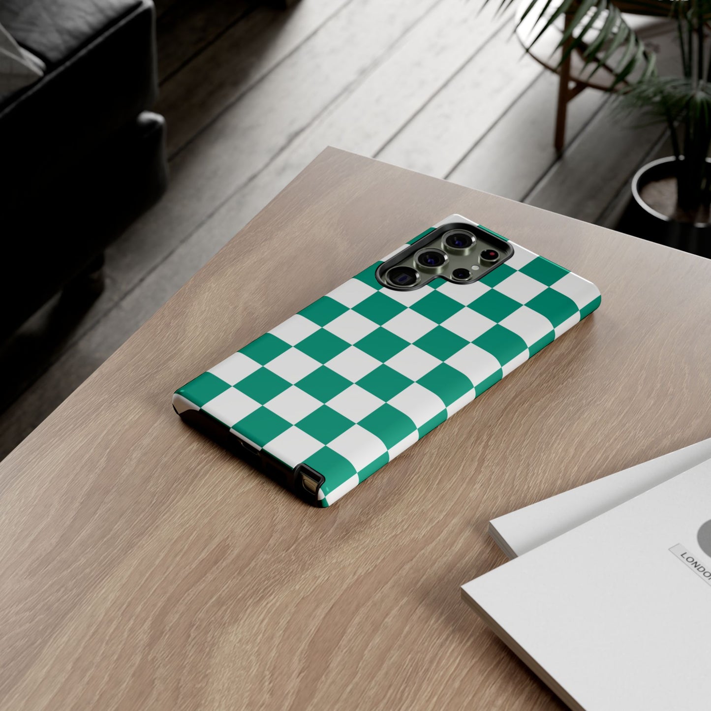 Checkerboard Phone Case | Samsung Galaxy S25, S25 Plus, S24, S24 Plus, S24 Ultra, S23 S22, S22 Plus S21 Ultra, S21 FE, S20+ Tough Cases