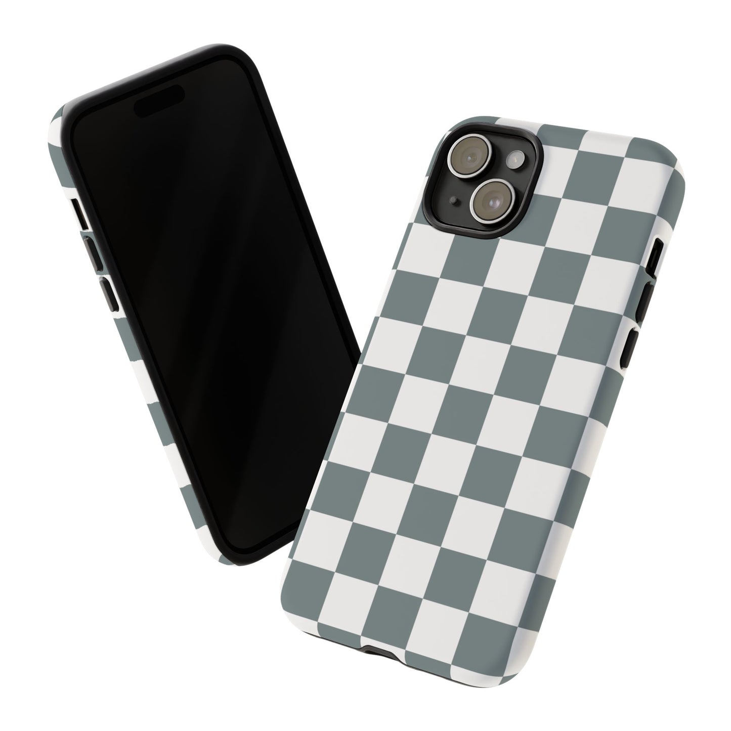 Stylish Checkerboard Phone Case, Durable Phone Cover, Unique Gift, iPhone 17 Pro, 17, 17 Air, 16, 15, 14, 13, 12, 11, X, XR, XS MAX