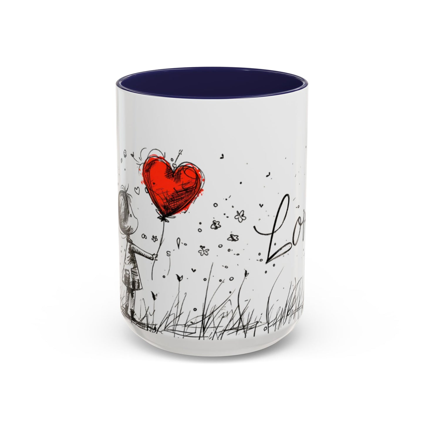 Romantic Coffee Mug, Love Gift for Coffee Lovers, Valentine's Day Mug, Couple Gift, Home Decor, Art Mug, Gift for Wife