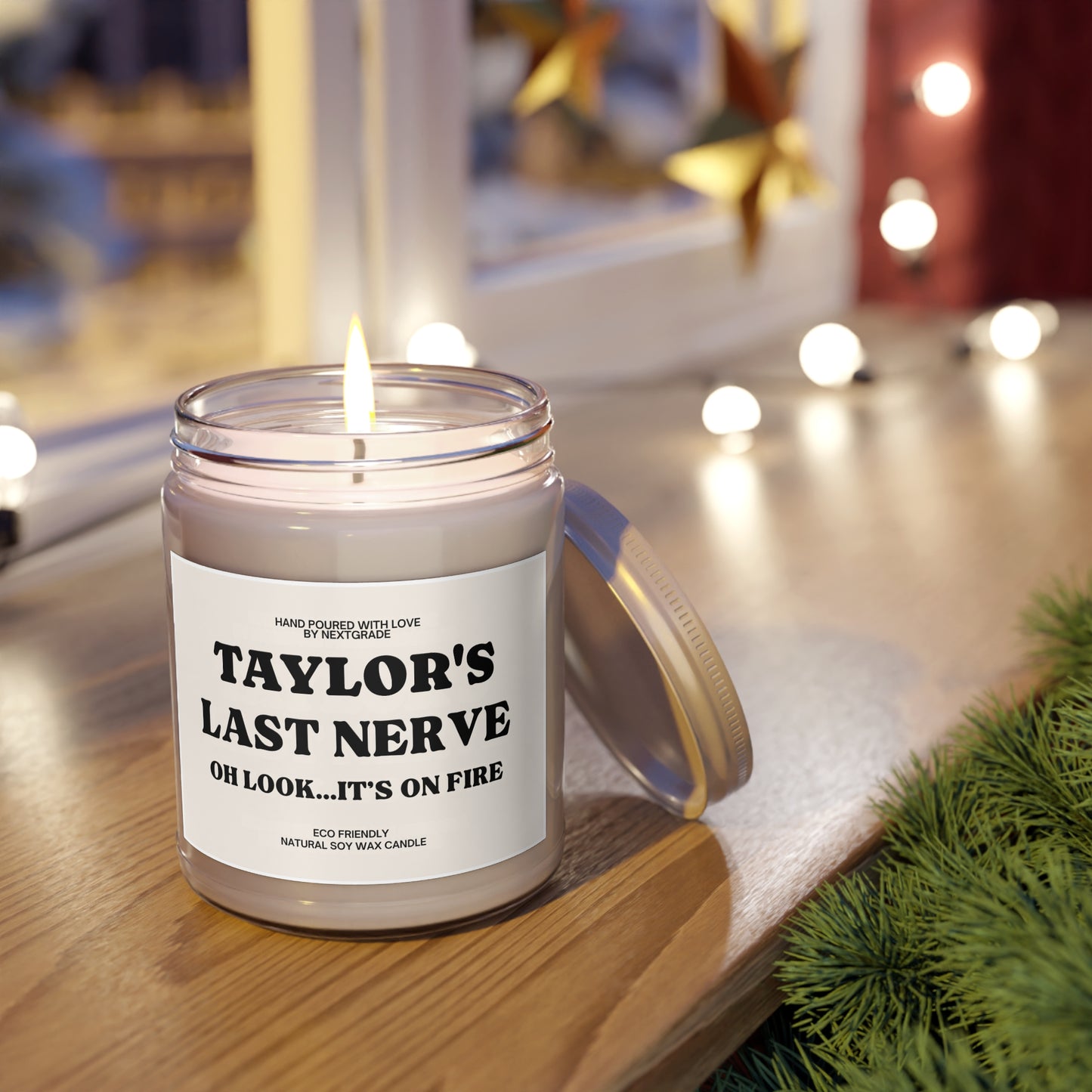 Personalized Funny Scented Candle, Gifts for Friend, Eco-Friendly Candle, Relaxation Decor, Last Nerve Candle, Housewarming Gift
