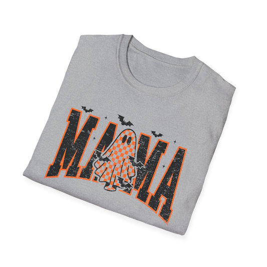 Mama Ghost Graphic T-Shirt, Halloween T-Shirt, Halloween Shirt, Casual Wear, Gift for Mom, Cute Tee for Fall