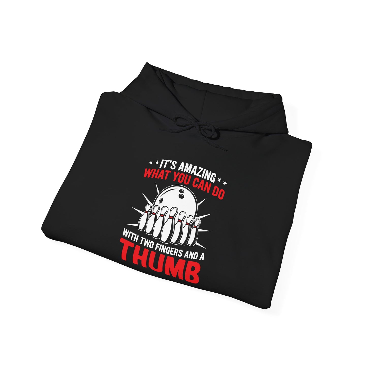 Amazing Thumb Humor Hoodie | Funny Sweatshirt for Creative Minds, Gift for Artists, Unique Present for Friends, Casual Style