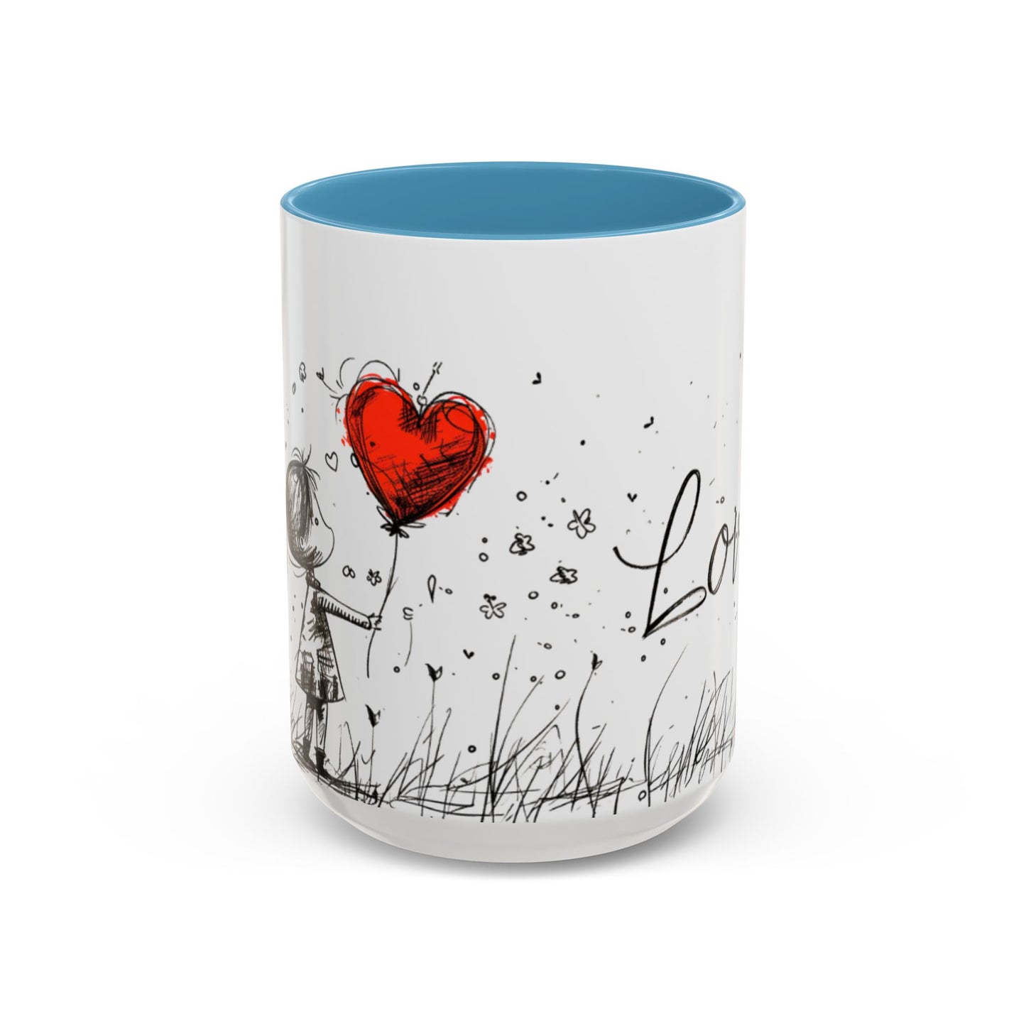 Romantic Coffee Mug, Love Gift for Coffee Lovers, Valentine's Day Mug, Couple Gift, Home Decor, Art Mug, Gift for Wife
