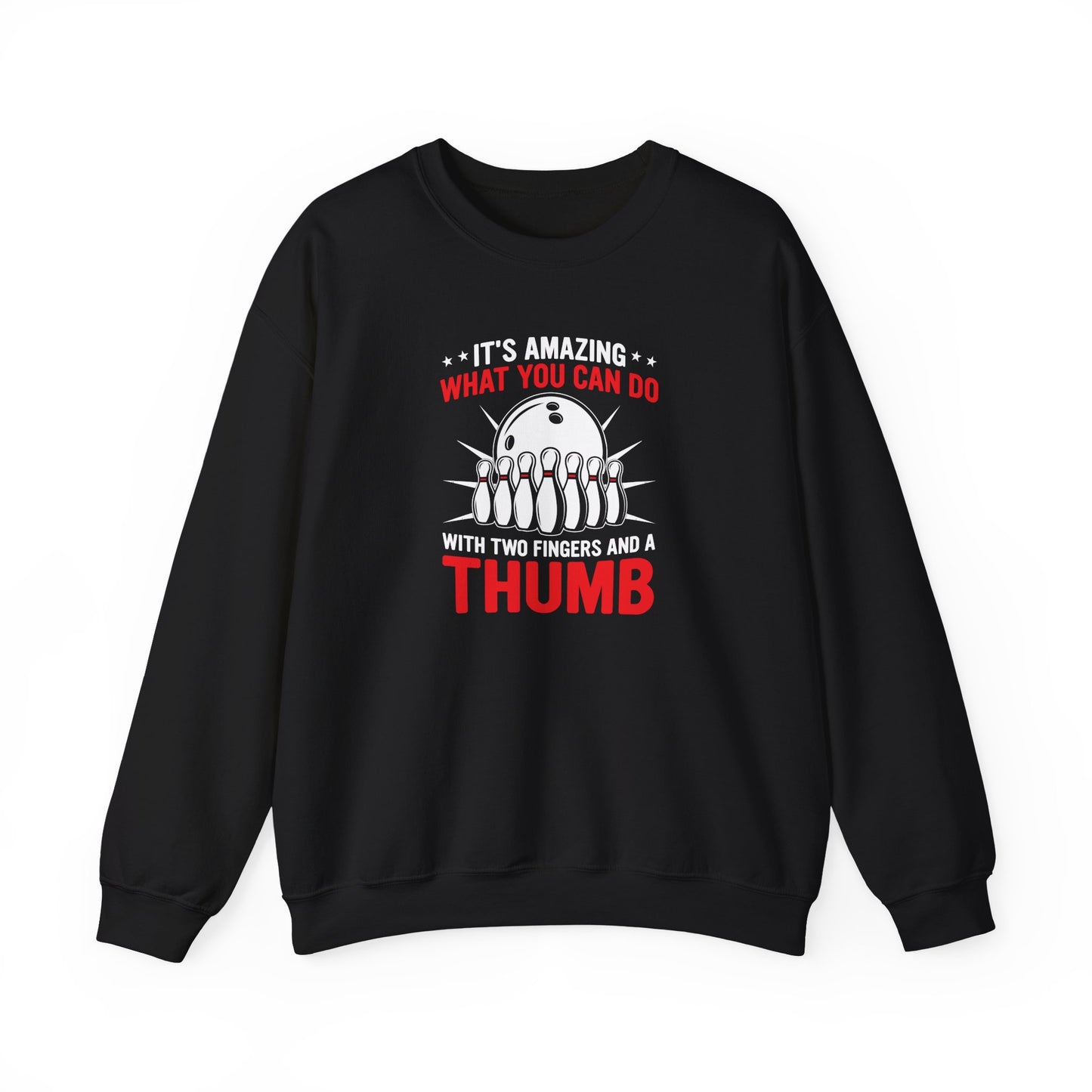 Bowling Humor Crewneck Sweatshirt | Funny Gift for Bowlers | Unisex Sweatshirt | Bowling League Apparel | Perfect for Game Night