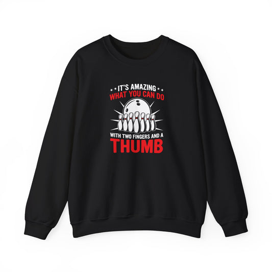 Bowling Humor Crewneck Sweatshirt | Funny Gift for Bowlers | Unisex Sweatshirt | Bowling League Apparel | Perfect for Game Night