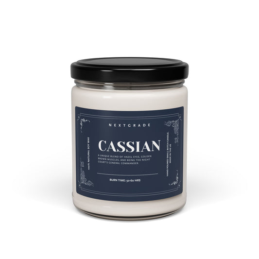 Book Themed Scented Candle - Gift for Her, Library Book Lovers' Reading Candle, Bookish Scents for Bibliophiles (Cassian)