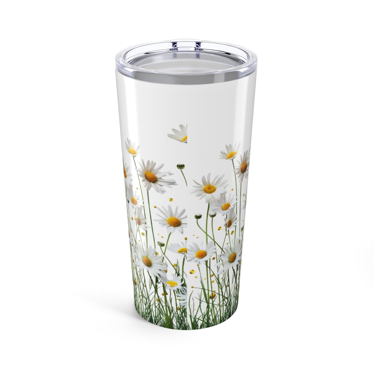 Daisy Field Tumbler, Floral Drinkware, Gift for Garden Lovers, Summer Sips, Eco-Friendly Beverage Container, Gift for Him, Birthday Gift