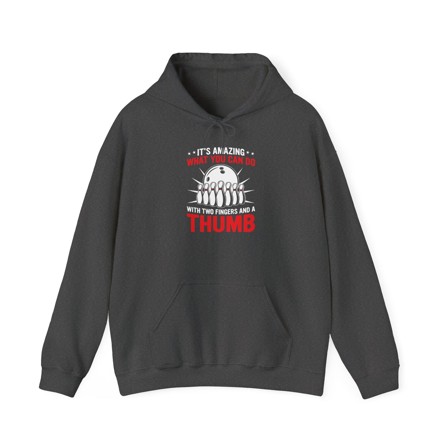 Amazing Thumb Humor Hoodie | Funny Sweatshirt for Creative Minds, Gift for Artists, Unique Present for Friends, Casual Style