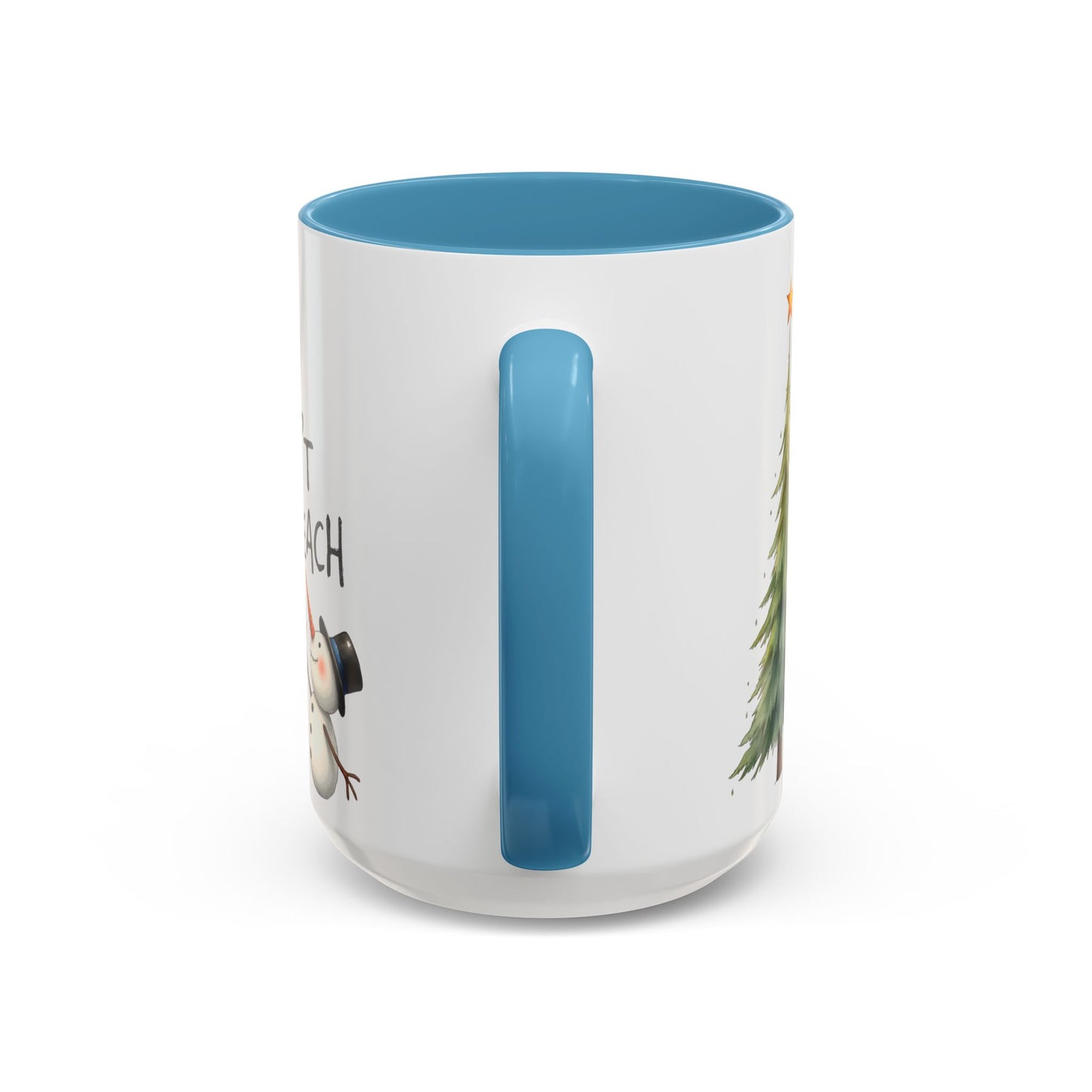 Personalized Holiday Coffee Mug, Cute Snowman Design, Winter Drinkware, Festive Gift, Custom Name Mug, Christmas Day Gift