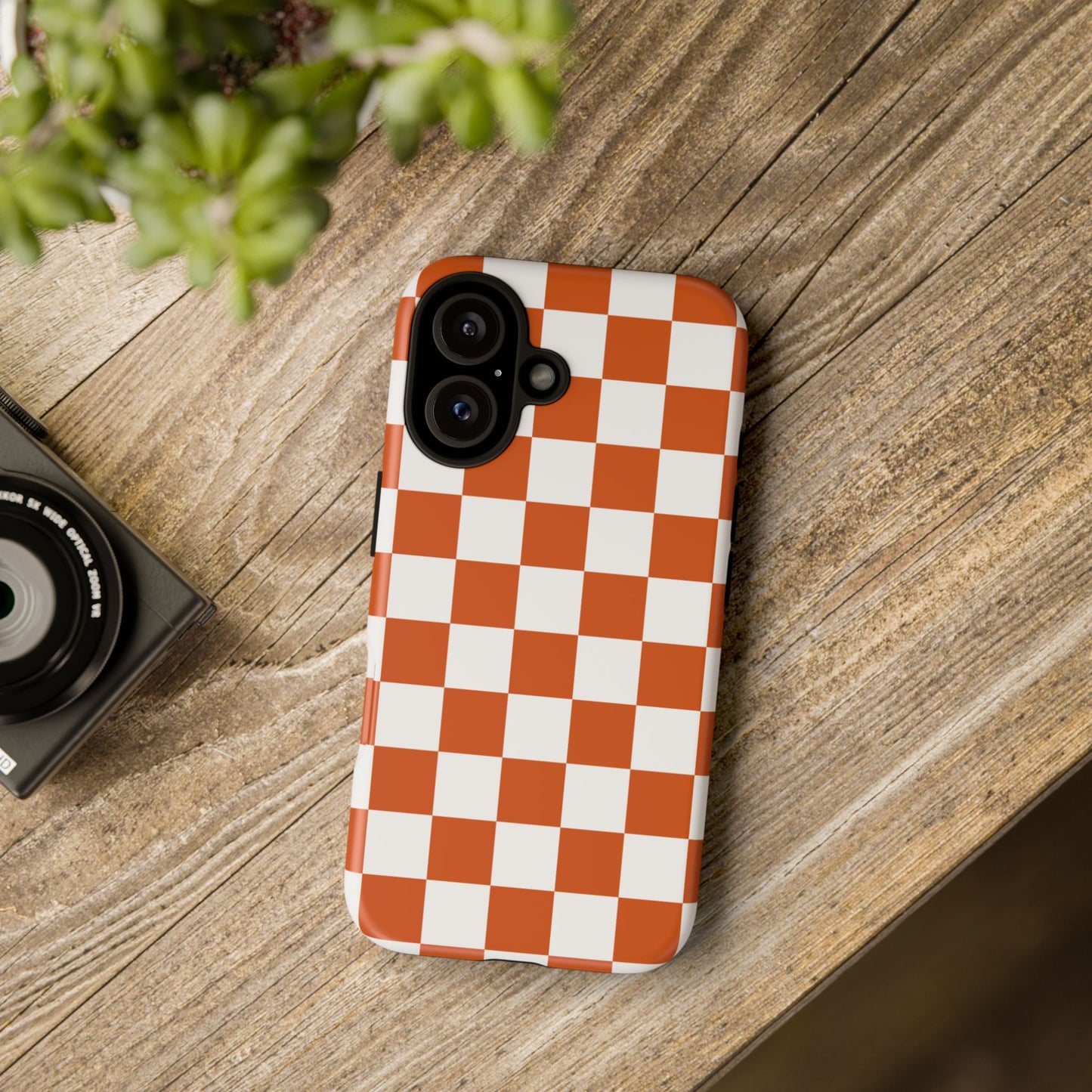 Checkered Phone Case, Trendy Phone Cover, iPhone 17 Pro, 17, 17 Air, 16, 15, 14, 13, 12, 11, X, XR, XS MAX