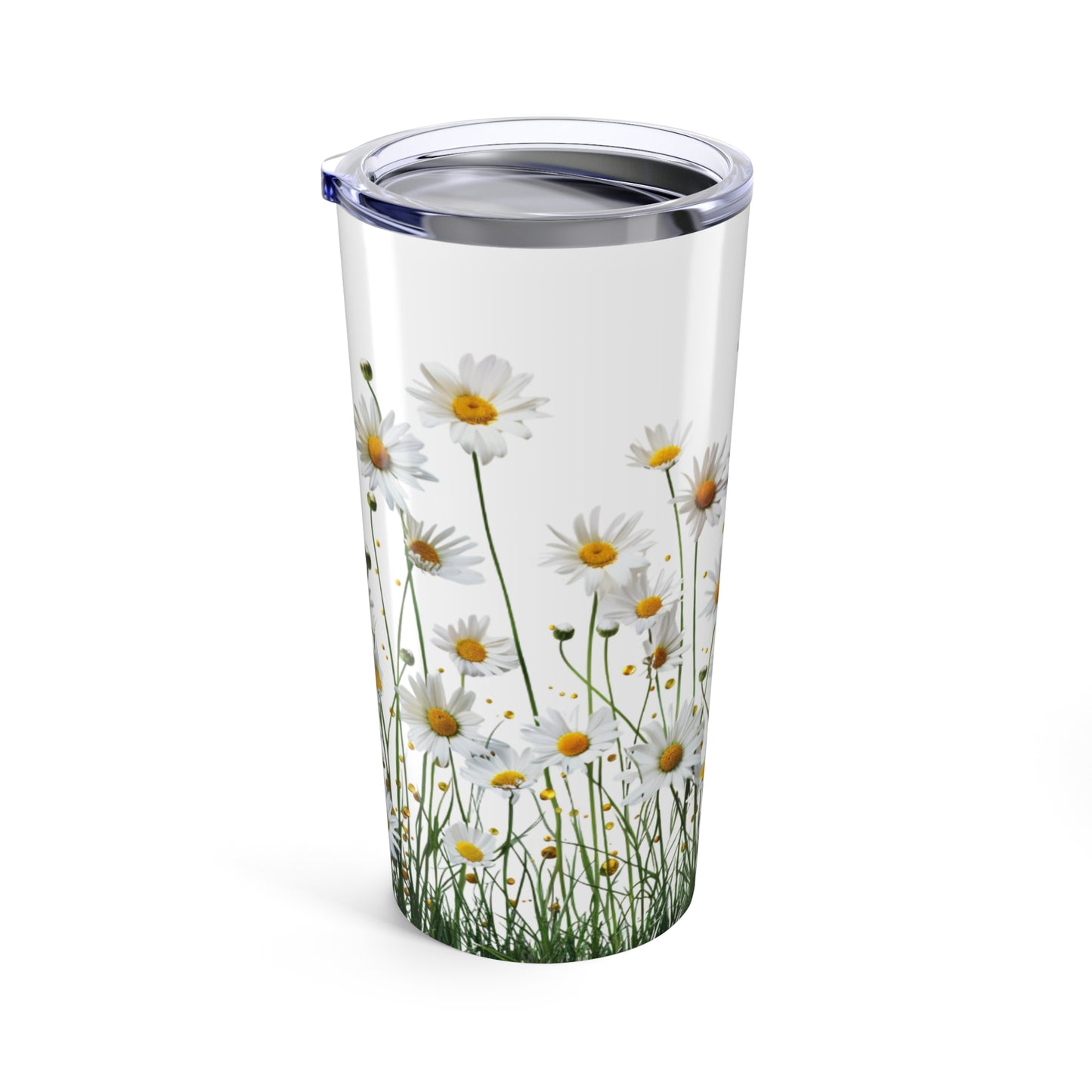 Daisy Field Tumbler, Floral Drinkware, Gift for Garden Lovers, Summer Sips, Eco-Friendly Beverage Container, Gift for Him, Birthday Gift