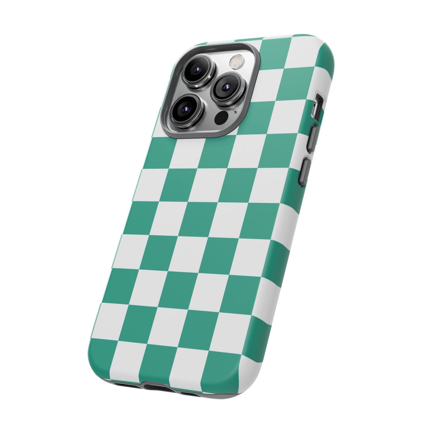 Checkered iPhone Case, Stylish Phone Cover,  Mobile Case For iPhone 17 Pro, 17, 16, 15, 14, 13, 12, 11, X, XR,XS MAX, Chic Gift for Her