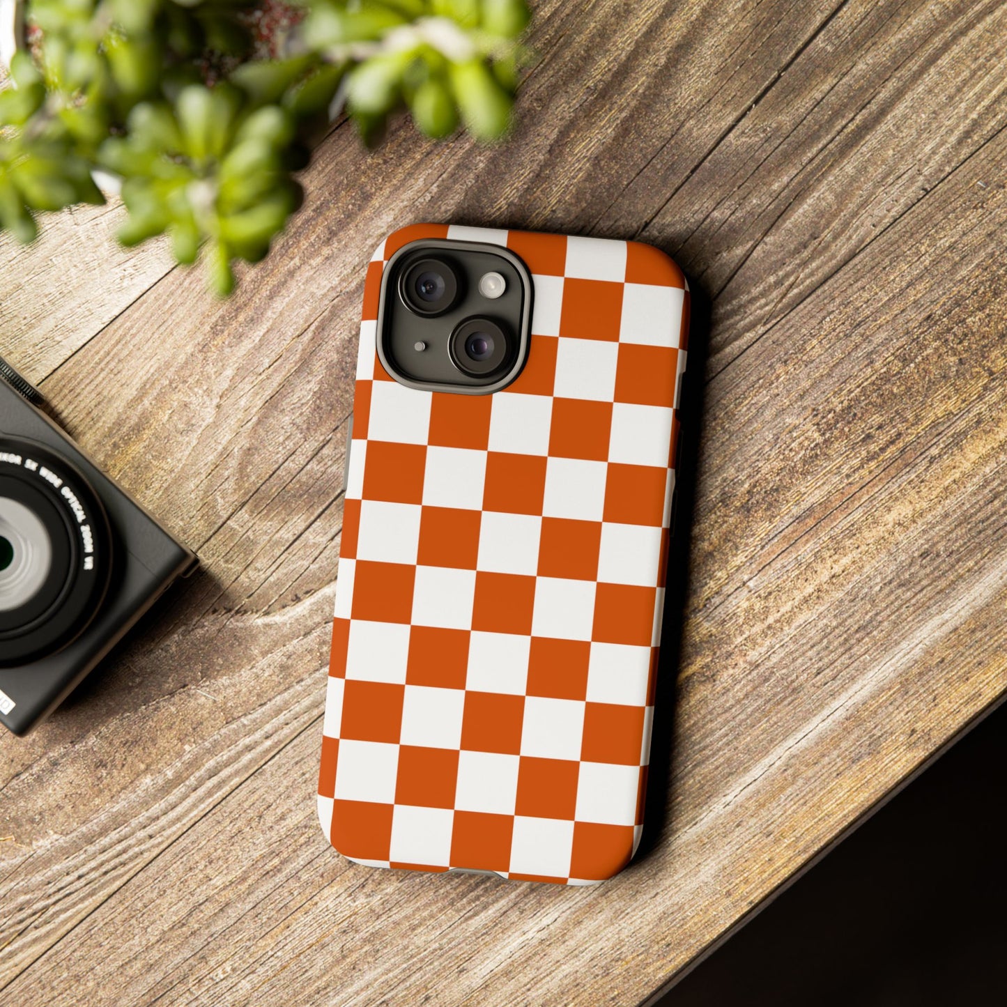 Checkered Phone Case, Trendy Phone Cover, iPhone 17 Pro, 17, 17 Air, 16, 15, 14, 13, 12, 11, X, XR, XS MAX