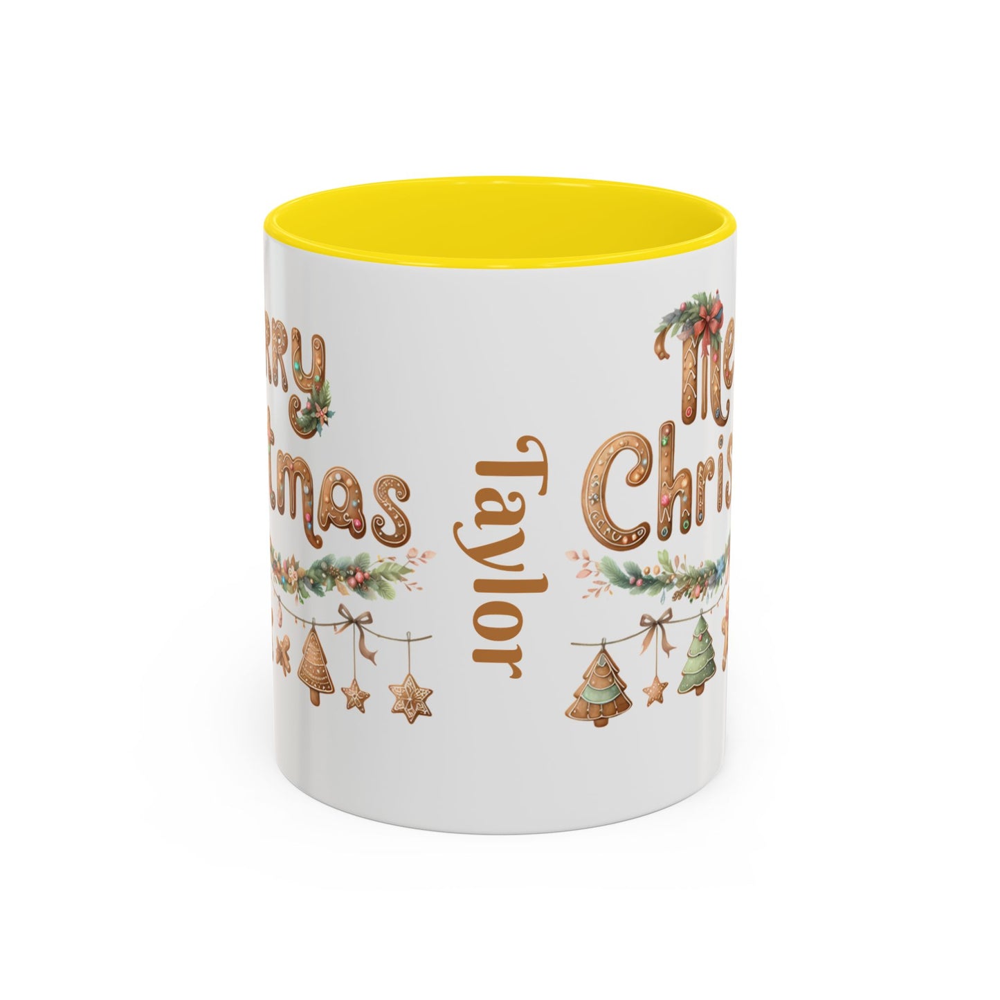 Personalized Christmas Cheer Coffee Mug, Holiday Gift, Festive Drinkware, Seasonal Decor, Cute Mug, Joyful Holiday Memento