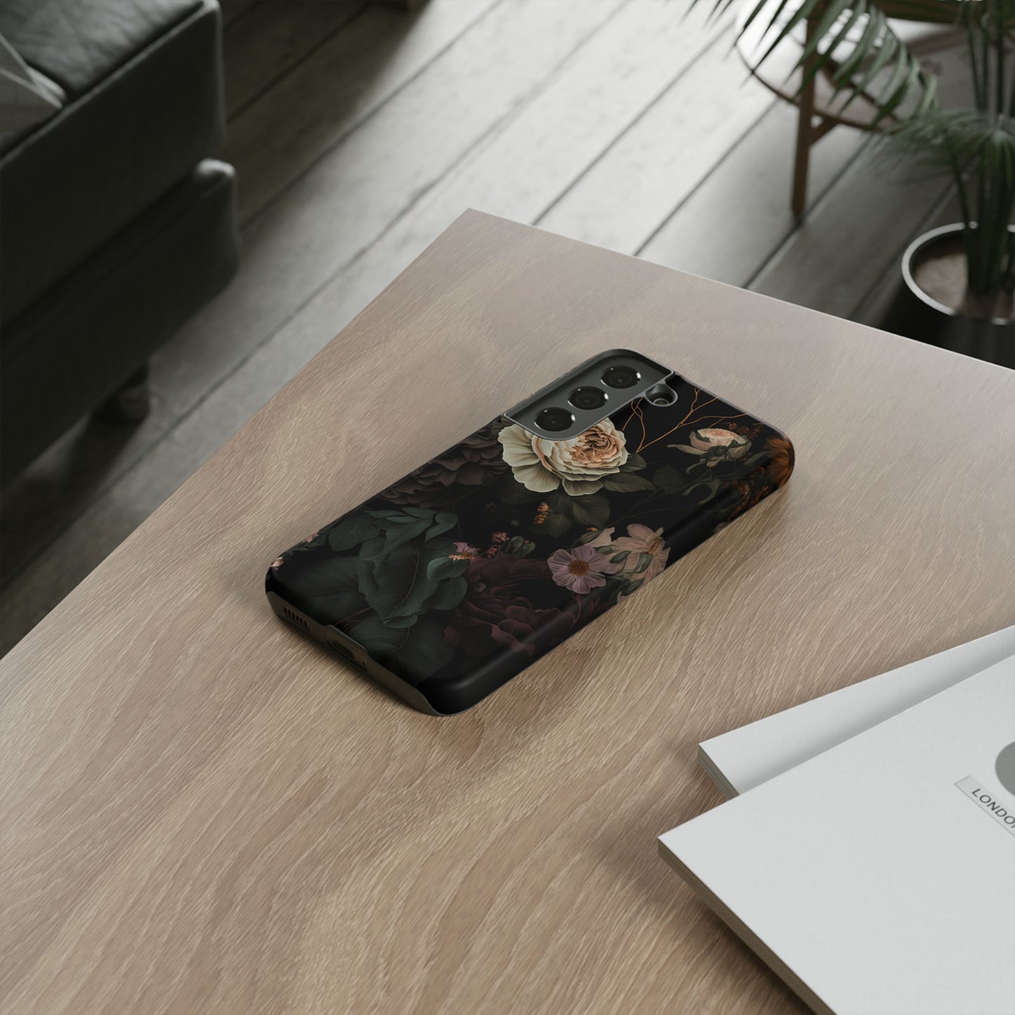 Floral Phone Case For iPhone And Samsung, Tough Cases, Flower Design, Stylish Protection, Gift for Her, Nature Lovers Accessory, Floral Gift