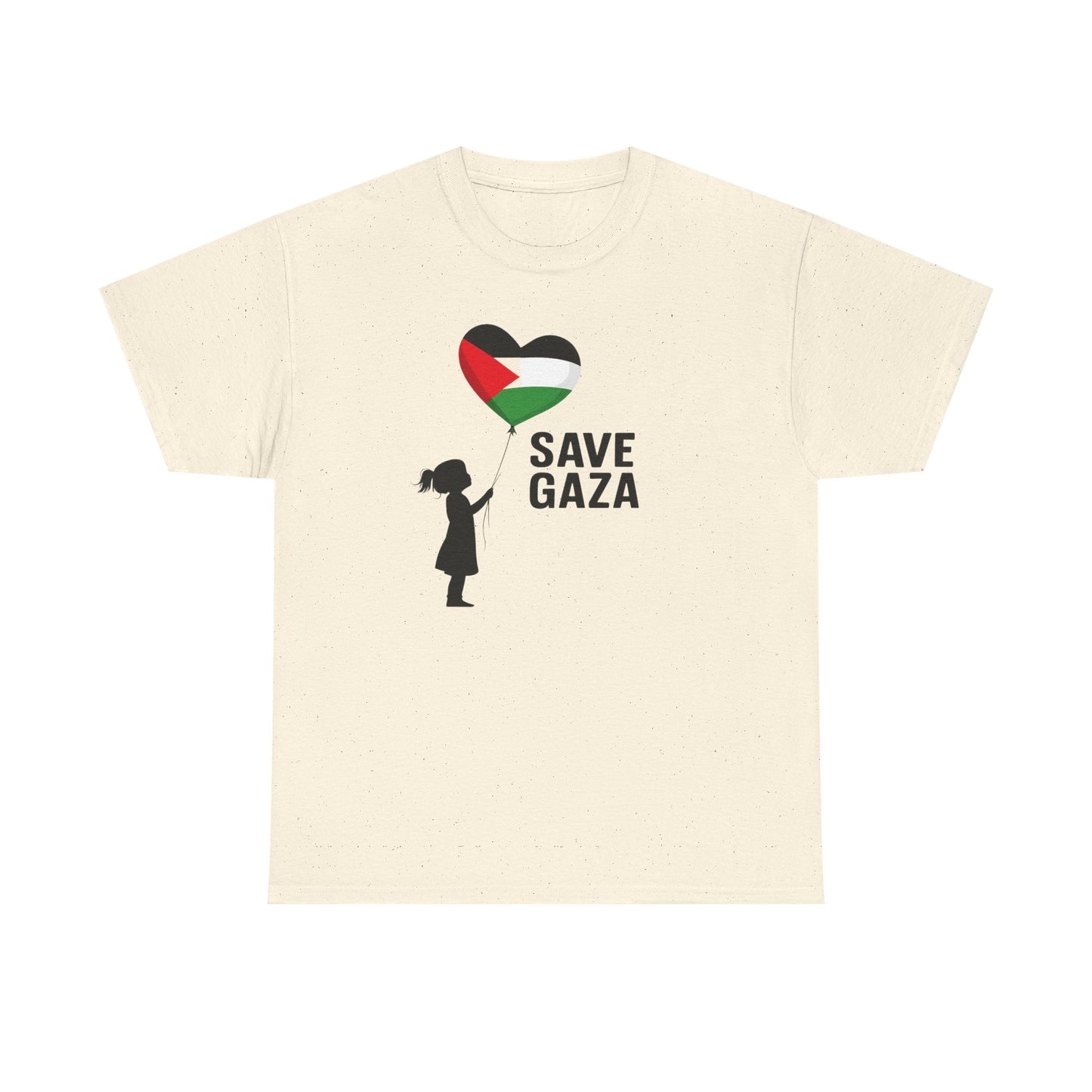 Save Gaza Unisex Heavy Cotton Tee, Activism Apparel, Statement Tshirt, Gift for Supporters, Casual Wear, Social Justice Fashion