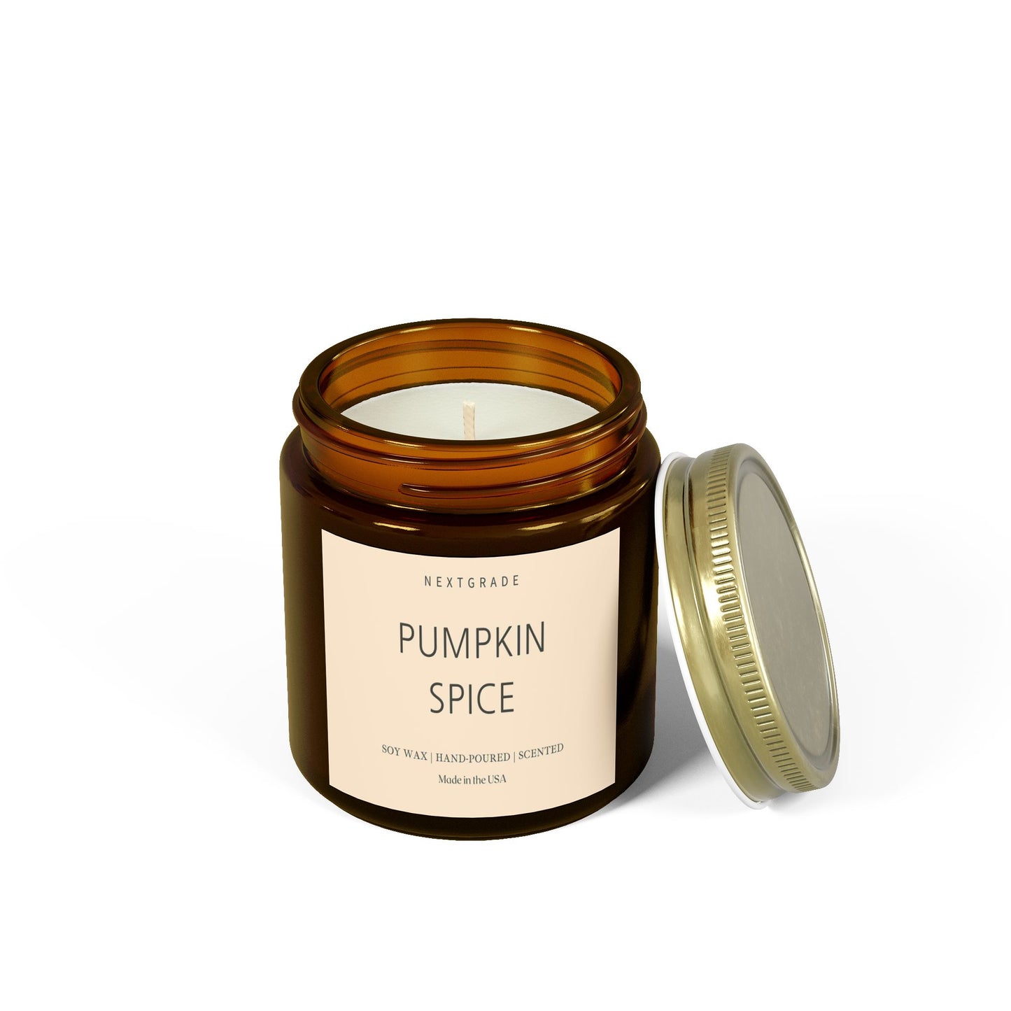 Pumpkin Spice Scented Candles | Cozy Aromatherapy, Halloween Candle, Fall Decor, Gift for Her, Home Fragrance, Relaxation Candle