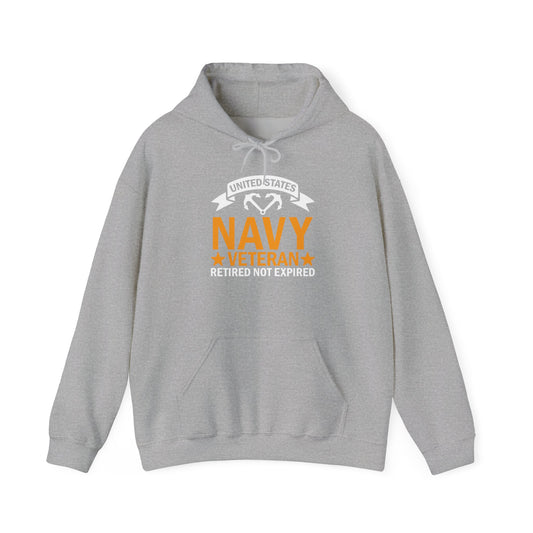 Navy Veteran Sweatshirt Hoodie, Military Retro Hoodie, Veteran's Gift, Proud Veteran Apparel, Memorial Day gift, Veteran's Day Apparel