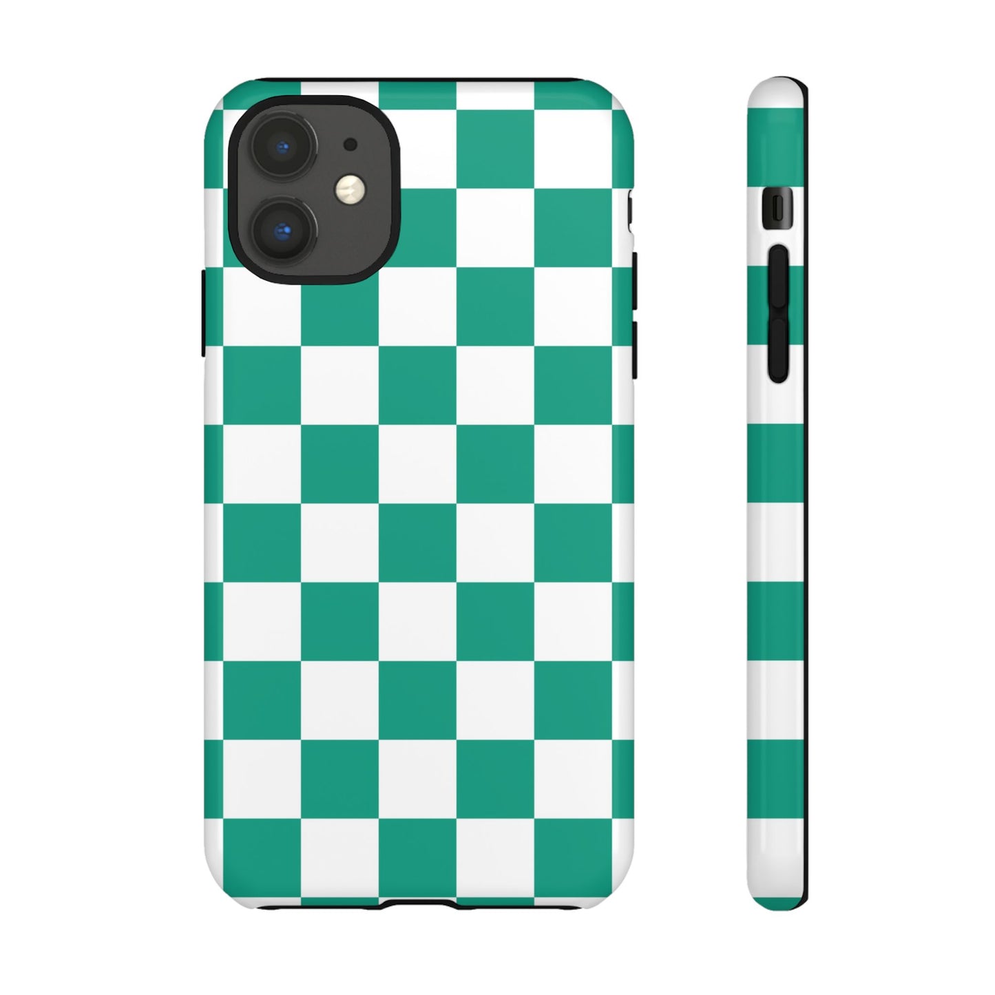 Checkered iPhone Case, Stylish Phone Cover,  Mobile Case For iPhone 17 Pro, 17, 16, 15, 14, 13, 12, 11, X, XR,XS MAX, Chic Gift for Her