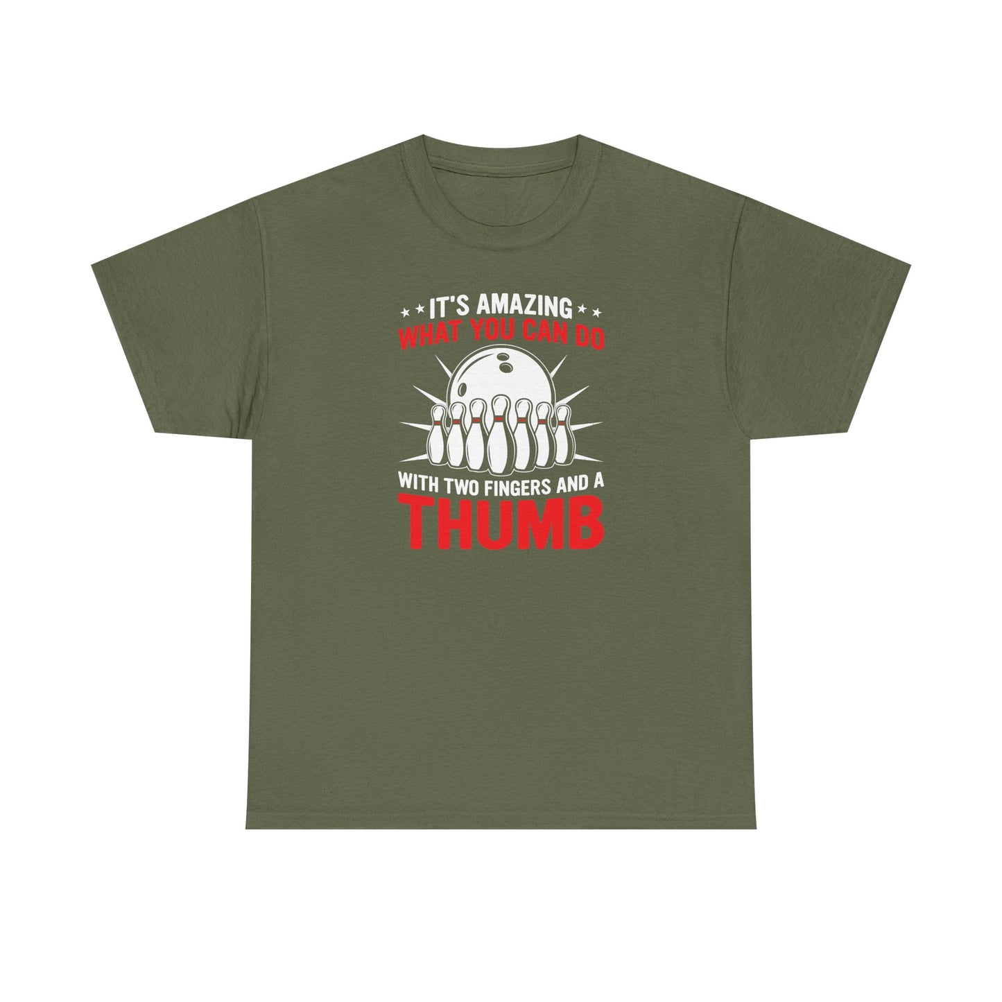 Bowling Humor Tee - Funny Graphic Unisex Heavy Cotton Shirt for Bowlers, Gift for Bowling Enthusiasts, Bowling Birthday, Sport Tee