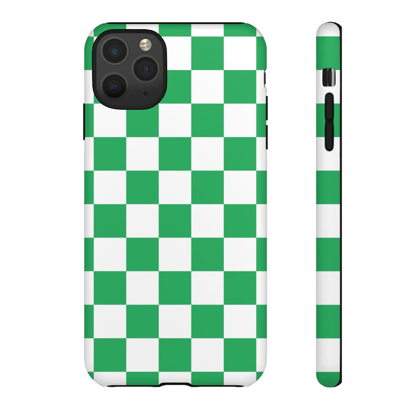 Green Checkerboard Phone Case, iPhone 17 Pro, 17, 16, 15, 14, 13, 12, 11, X, XR, XS MAX, Mobile Cover, Gift for Students, Phone Accessory