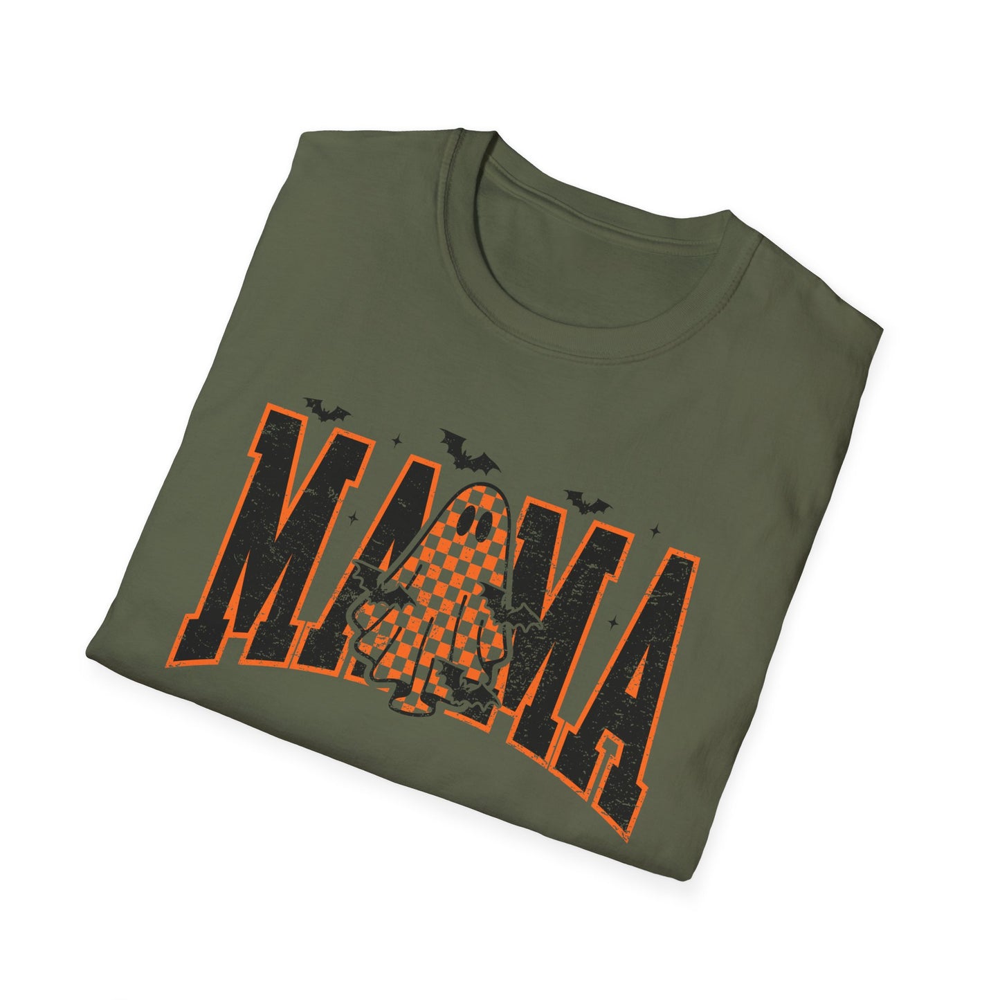 Mama Ghost Graphic T-Shirt, Halloween T-Shirt, Halloween Shirt, Casual Wear, Gift for Mom, Cute Tee for Fall