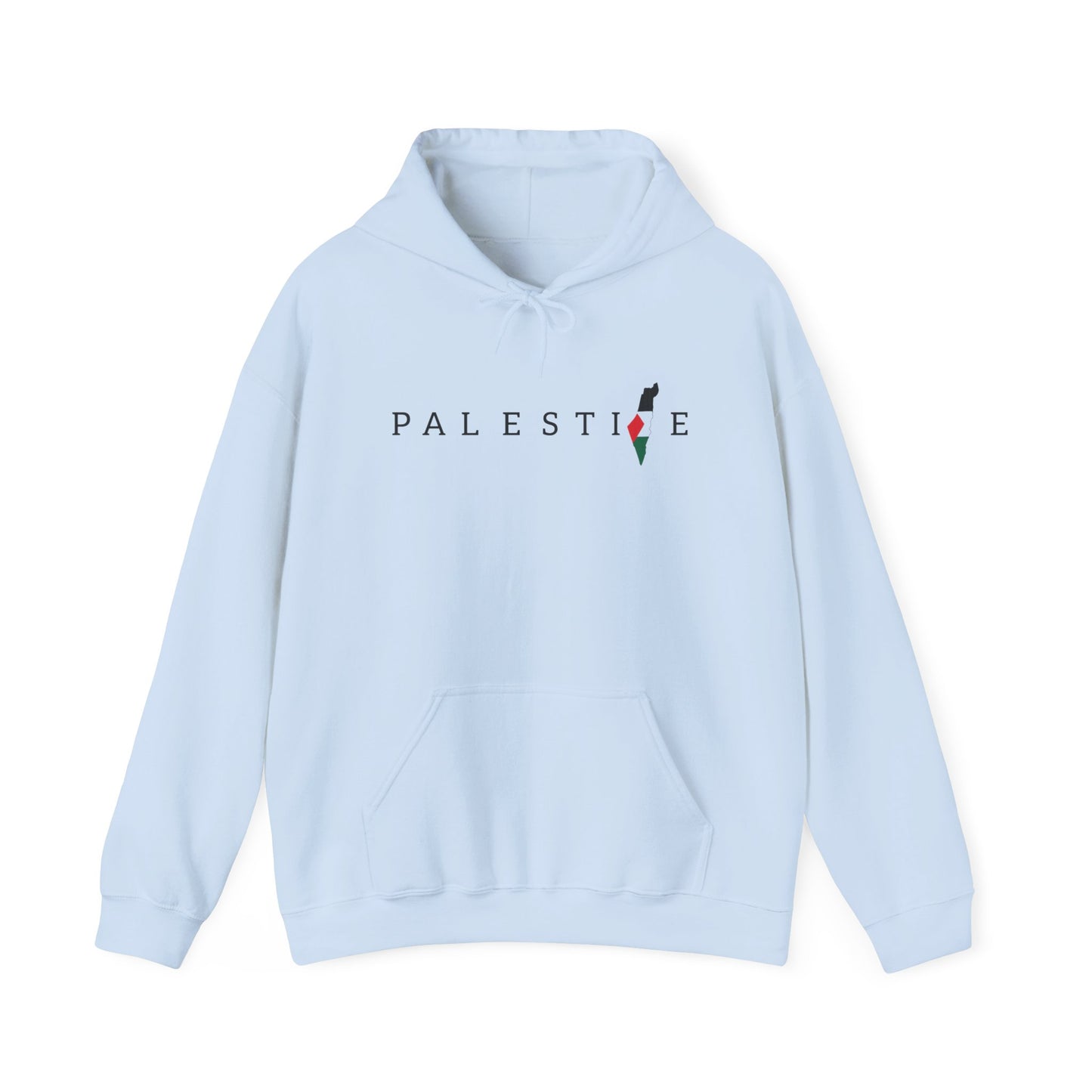 Free Palestine Heavy Blend Sweatshirt Hoodie , Warm Apparel, Statement Clothing, Gift for Activists, Stand With Palestine, Gaza College