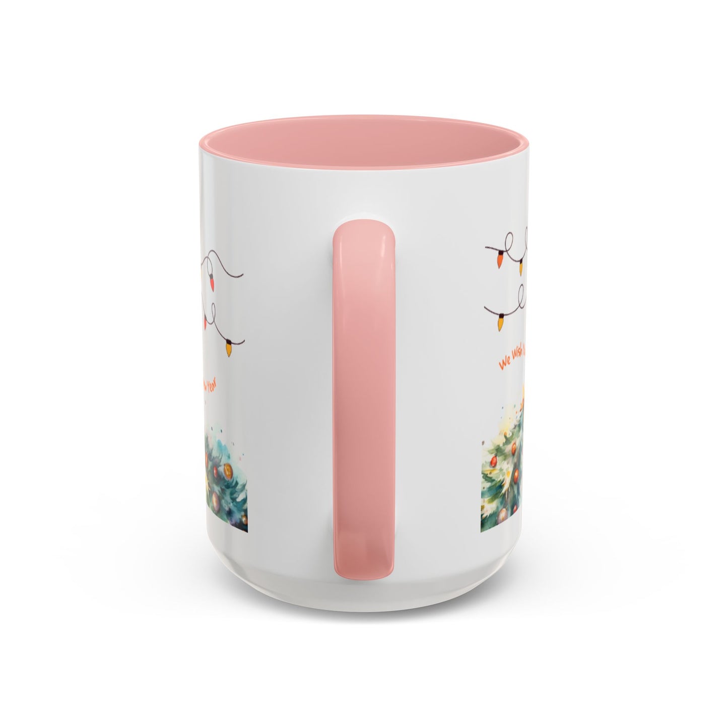 Personalized Festive Cat Accent Coffee Mug, Holiday, Christmas, Unique Gift, Home Decor, Cute Cat Lovers, Christmas Day Gift