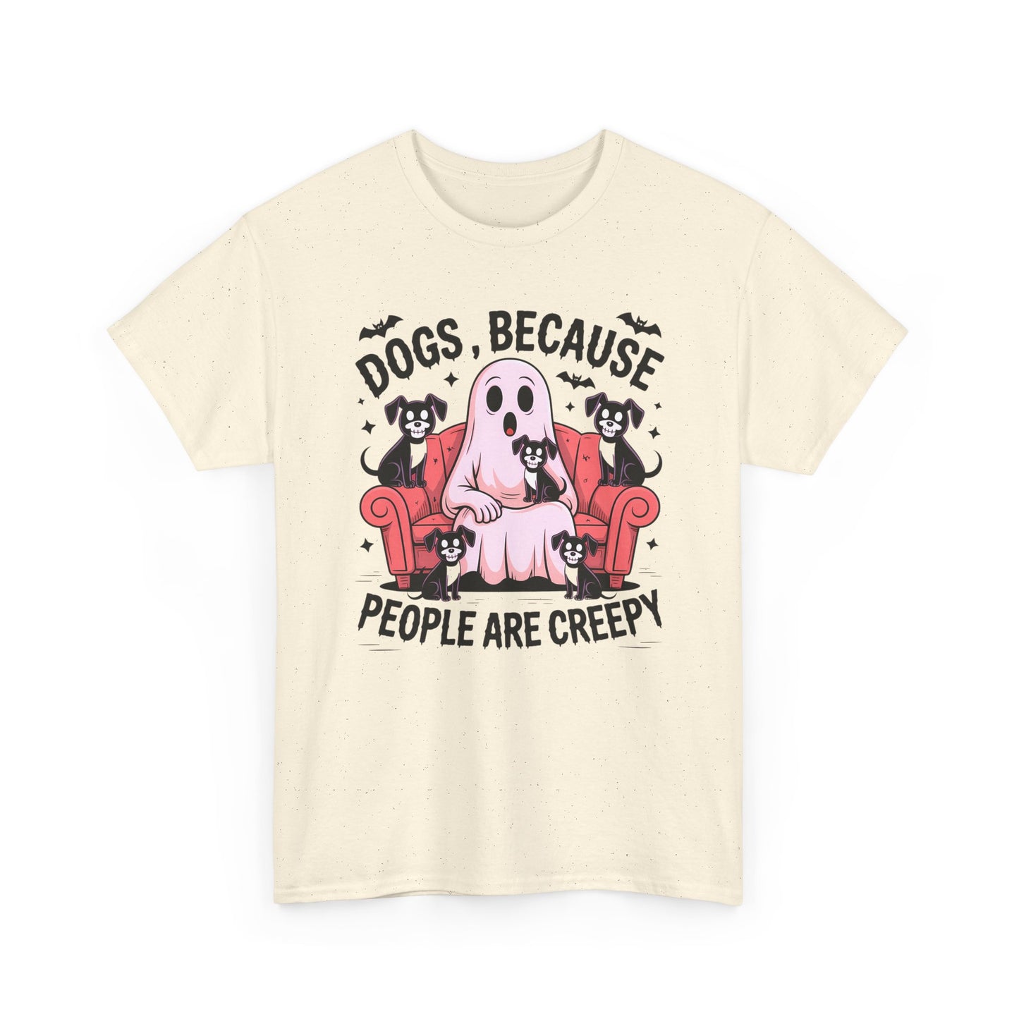 Funny Dog Lover Tee, Halloween Tshirt Gift, Heavy Cotton Tee, Cute Pet Owner Gift, Animal Lover T-Shirt, Gift for Dog Parents