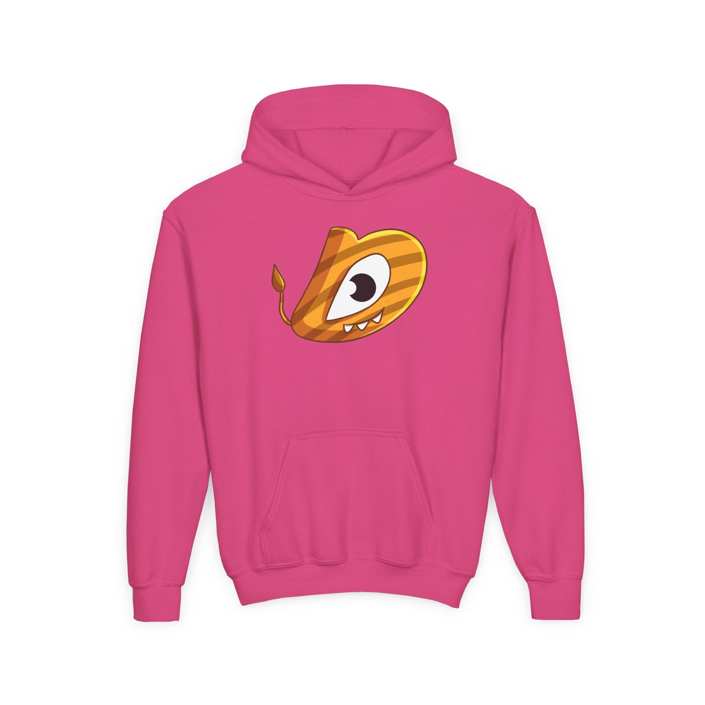 Whimsical Youth Hoodie with Playful Design, Cute Sweatshirt for Kids, Fun Gift for Birthdays, Cozy Winter Wear, Cartoon Style